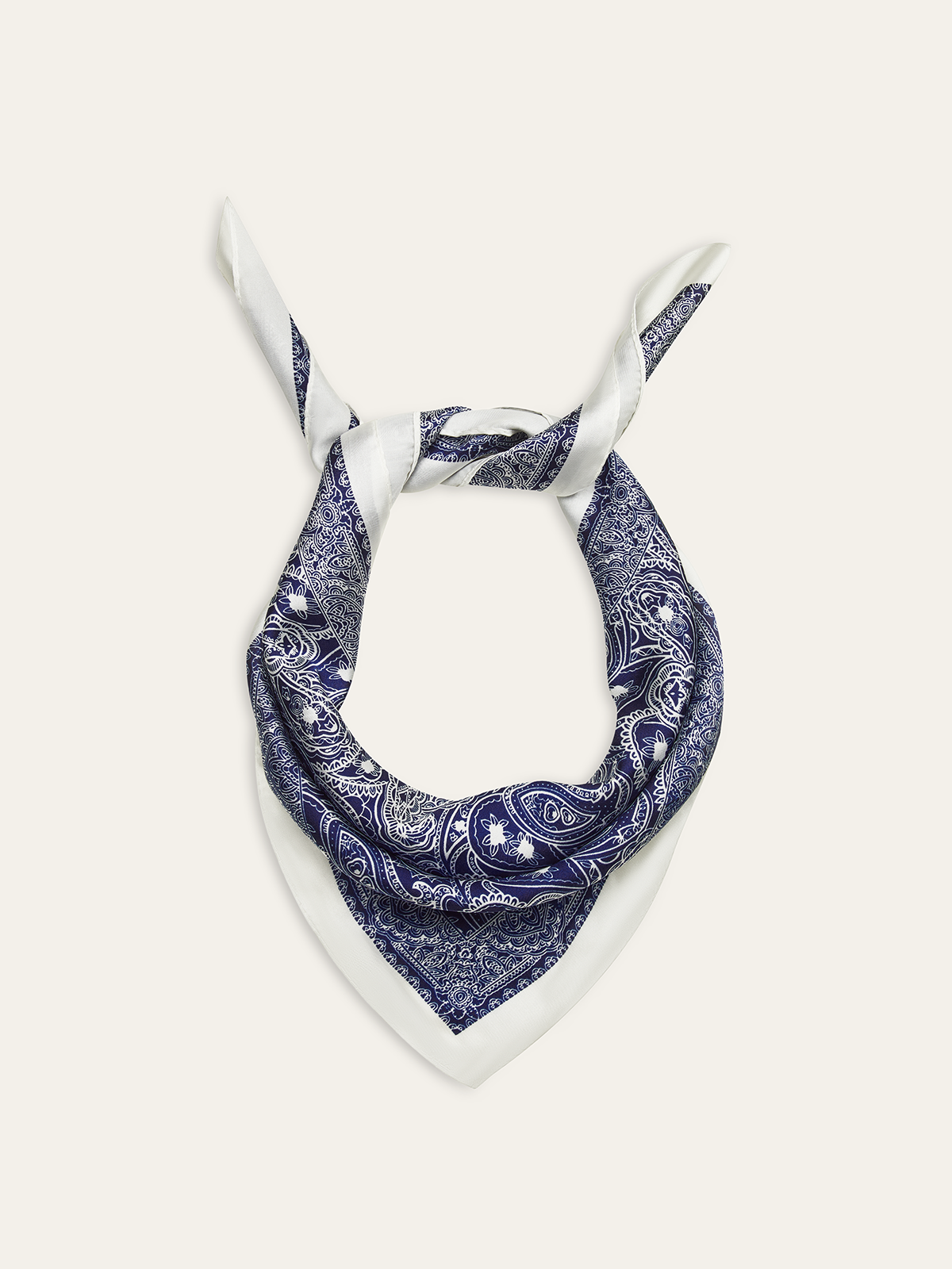 Paisley Print Square Scarf