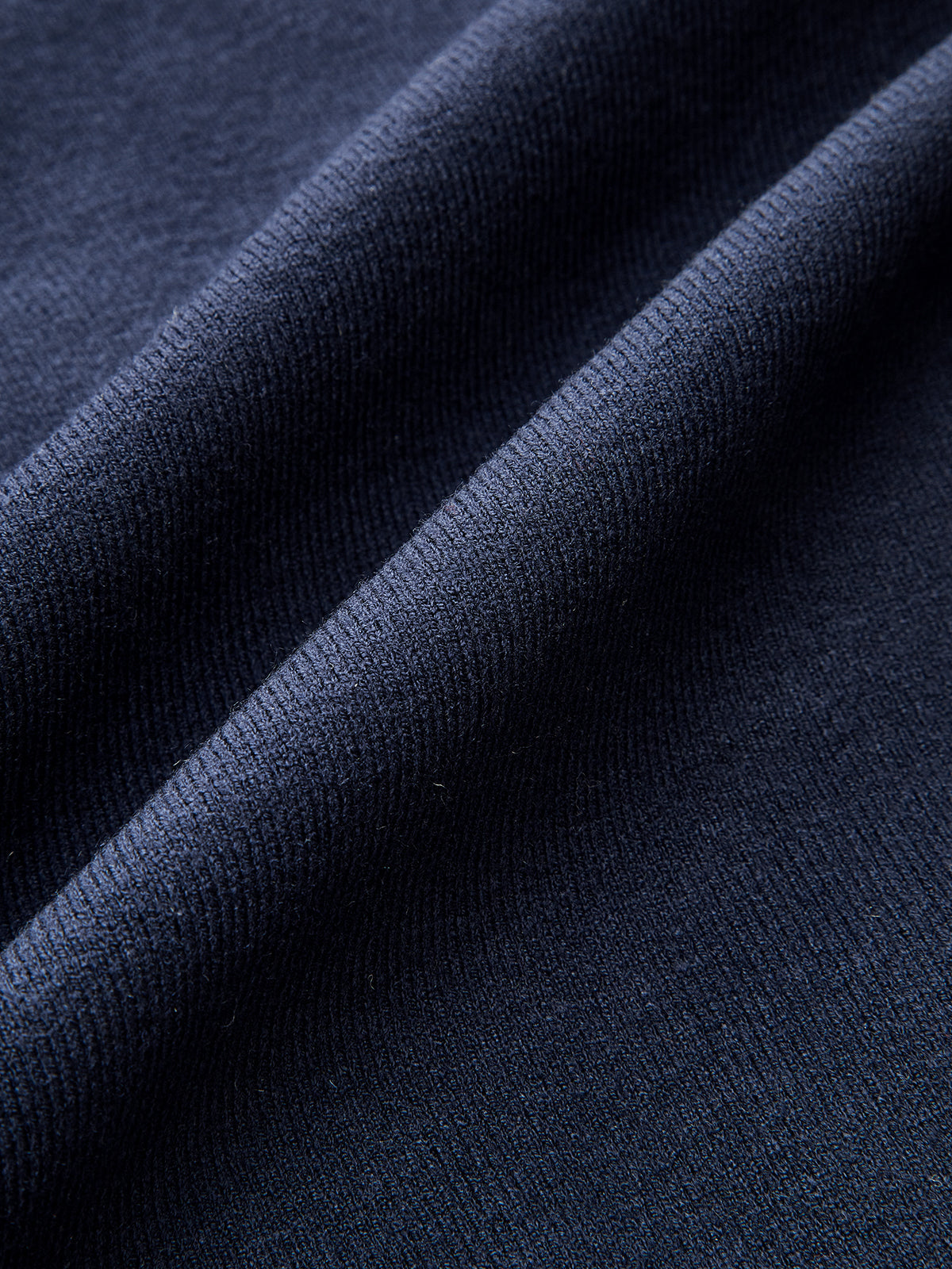 Sailor Collar Denim Trim Knit Outerwear