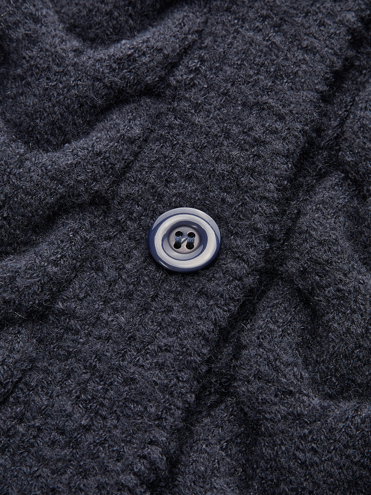 Cable Knit Balloon Sleeve Cardigan