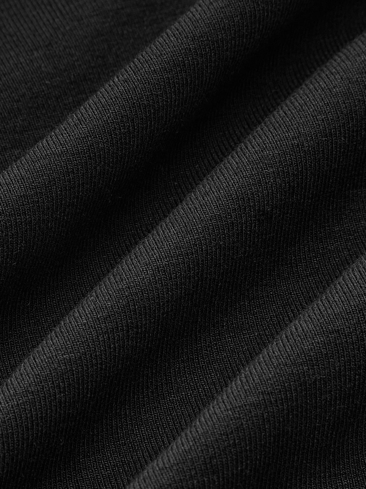 Metal Detail Mock Neck Long Sleeve T-Shirt