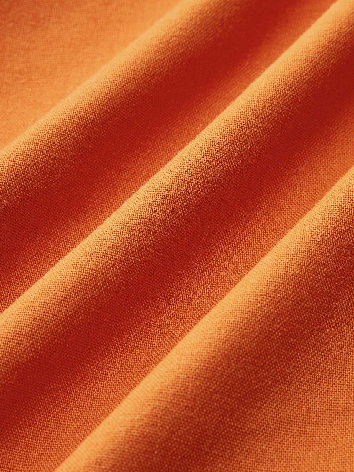 Maxikleid aus Leinen und Baumwolle mit Kontrastbesatz