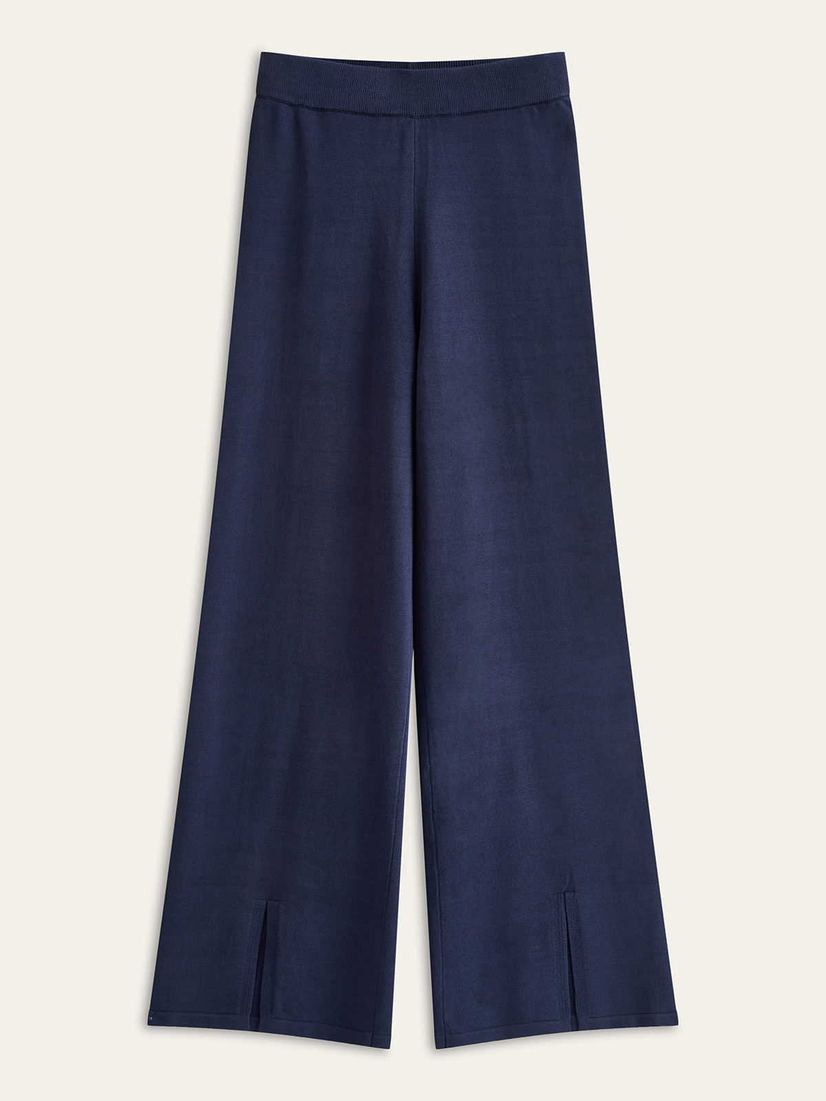 Ensemble gilet et pantalon en maille à boutons dorés