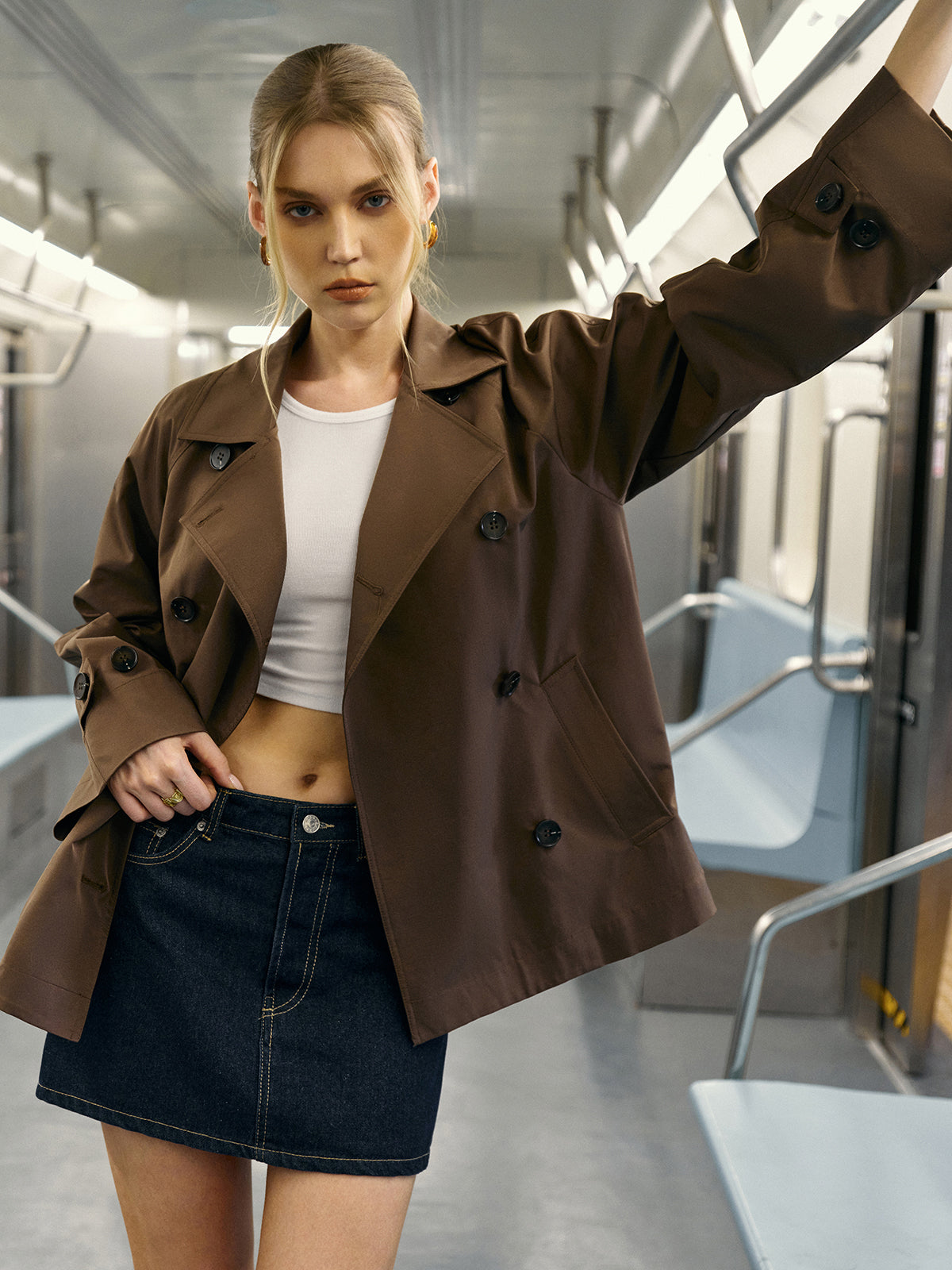 Trench-coat croisé