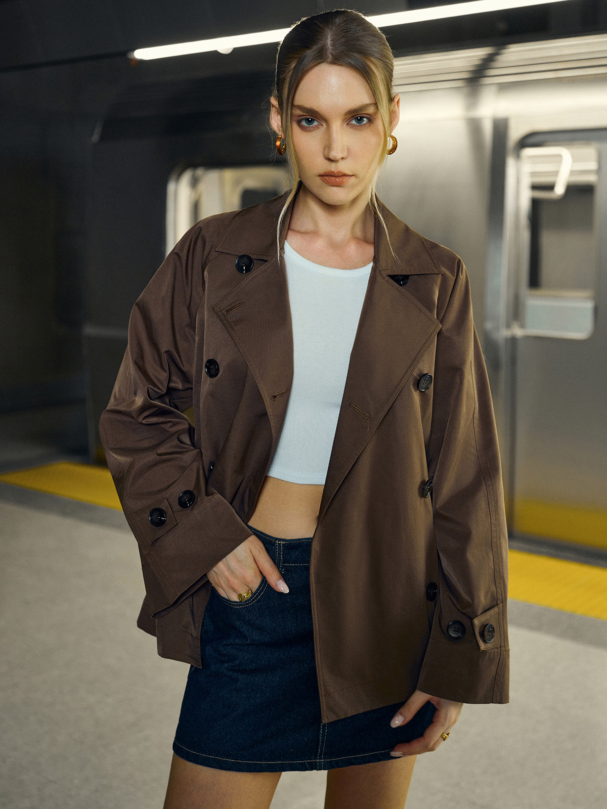 Trench-coat croisé