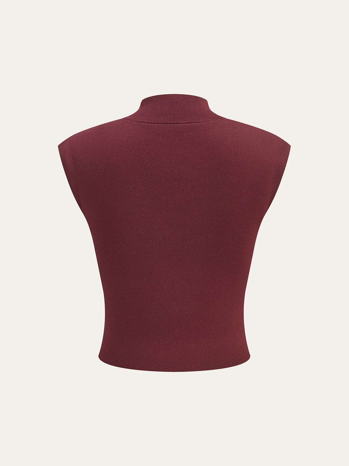 Mock Neck Sleeveless Top and Pleated Midi Skirt Set