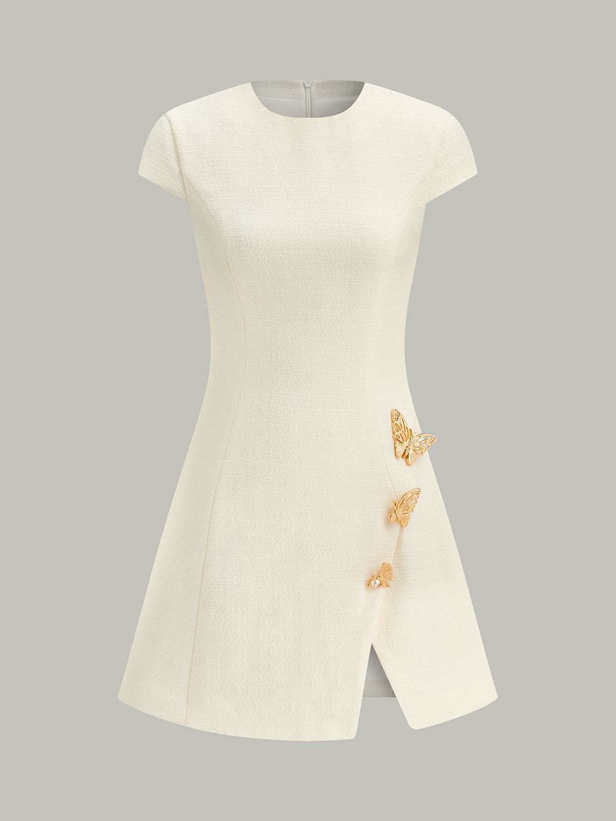 Schmetterlings-Kleid mit Kappärmeln