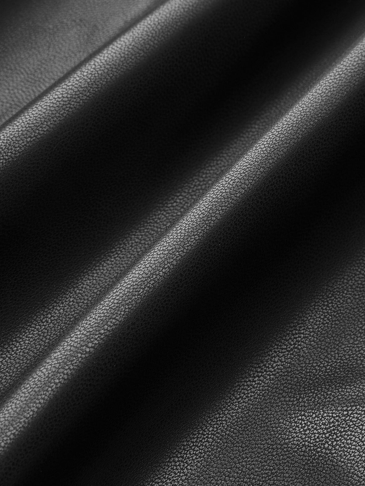 Wickelrock aus PU-Leder mit Schleife