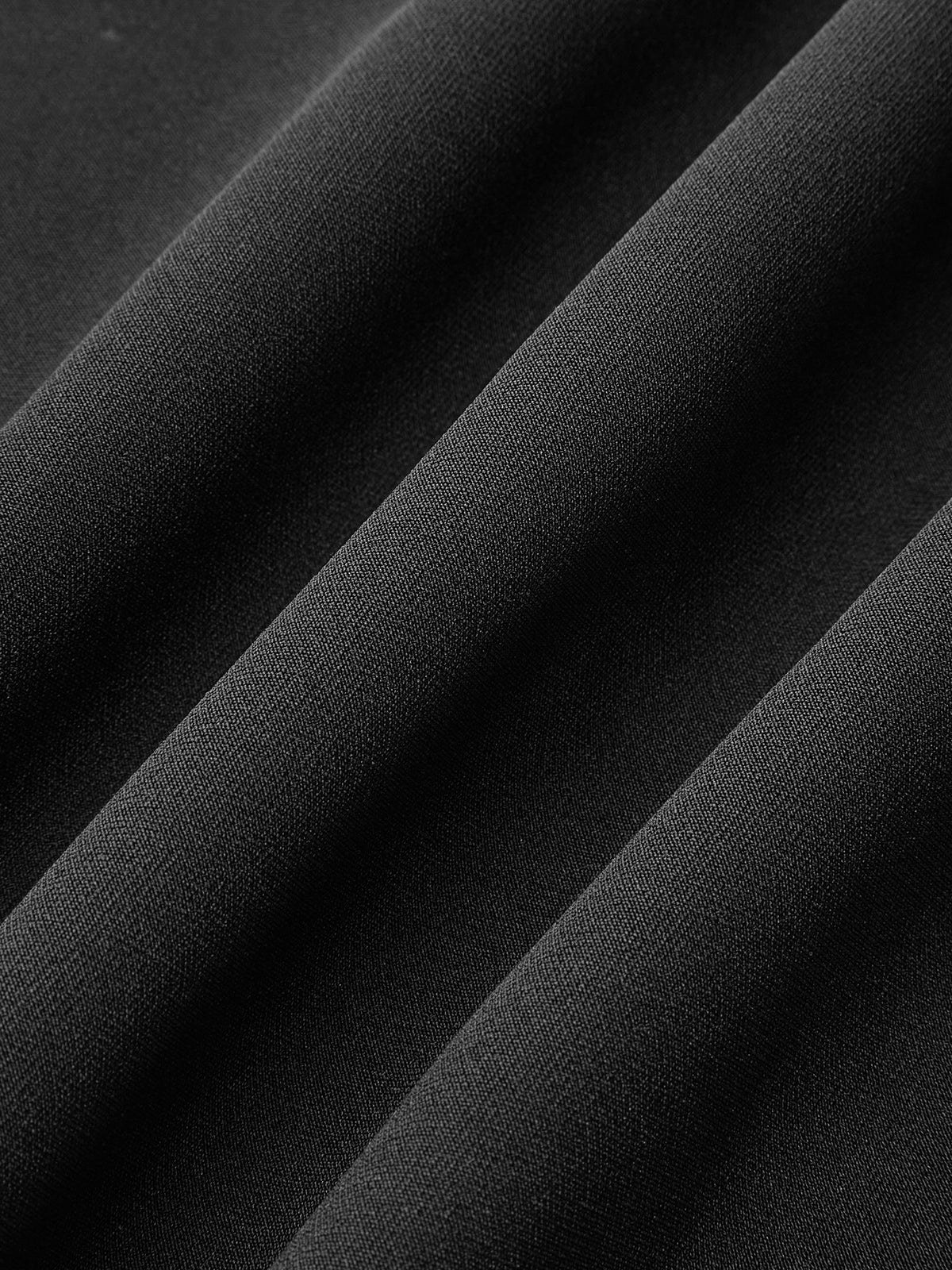Kleid mit Schleifenausschnitt, Stehkragen und kurzen Ärmeln