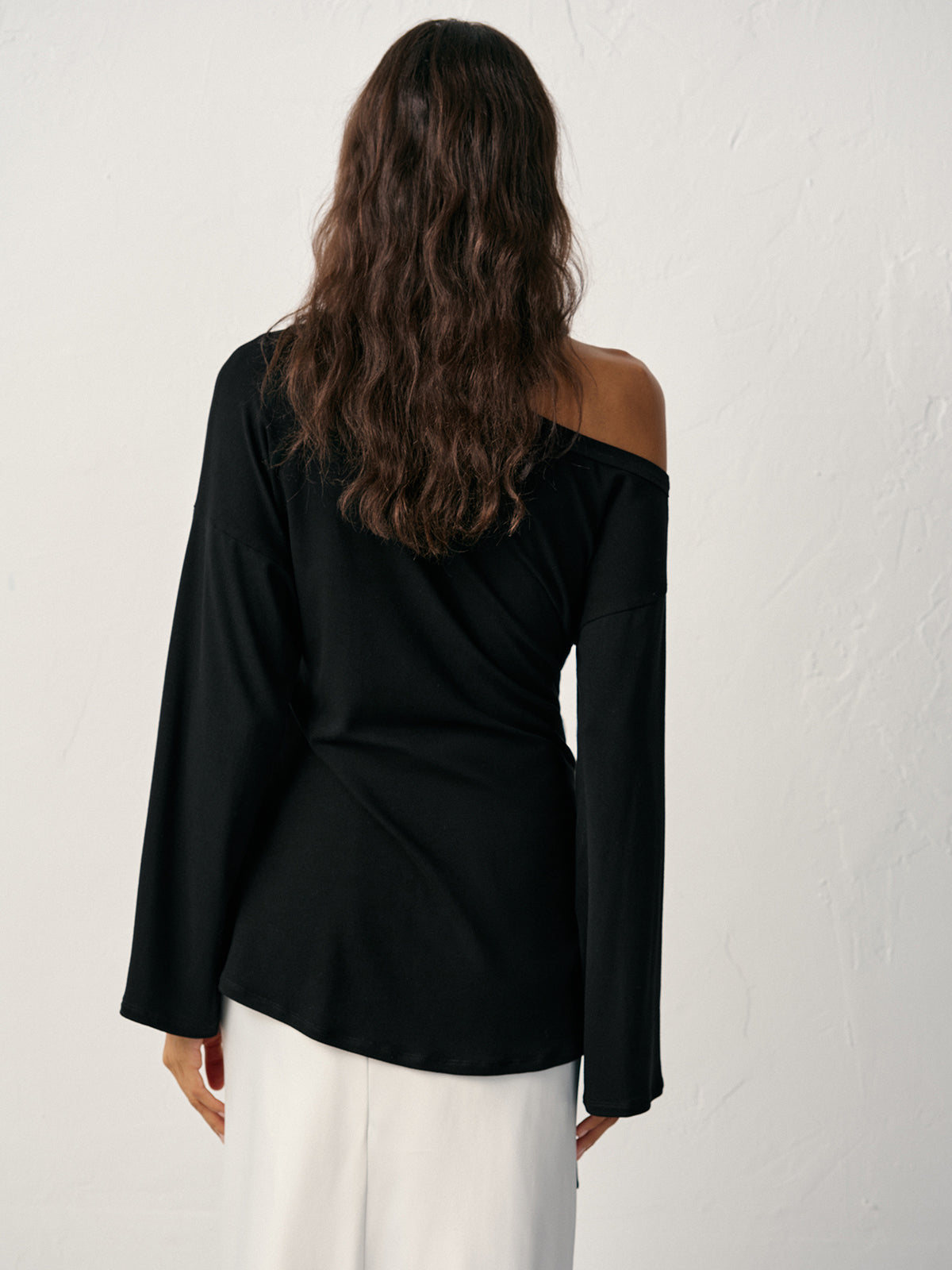 Carmenbluse Langarm