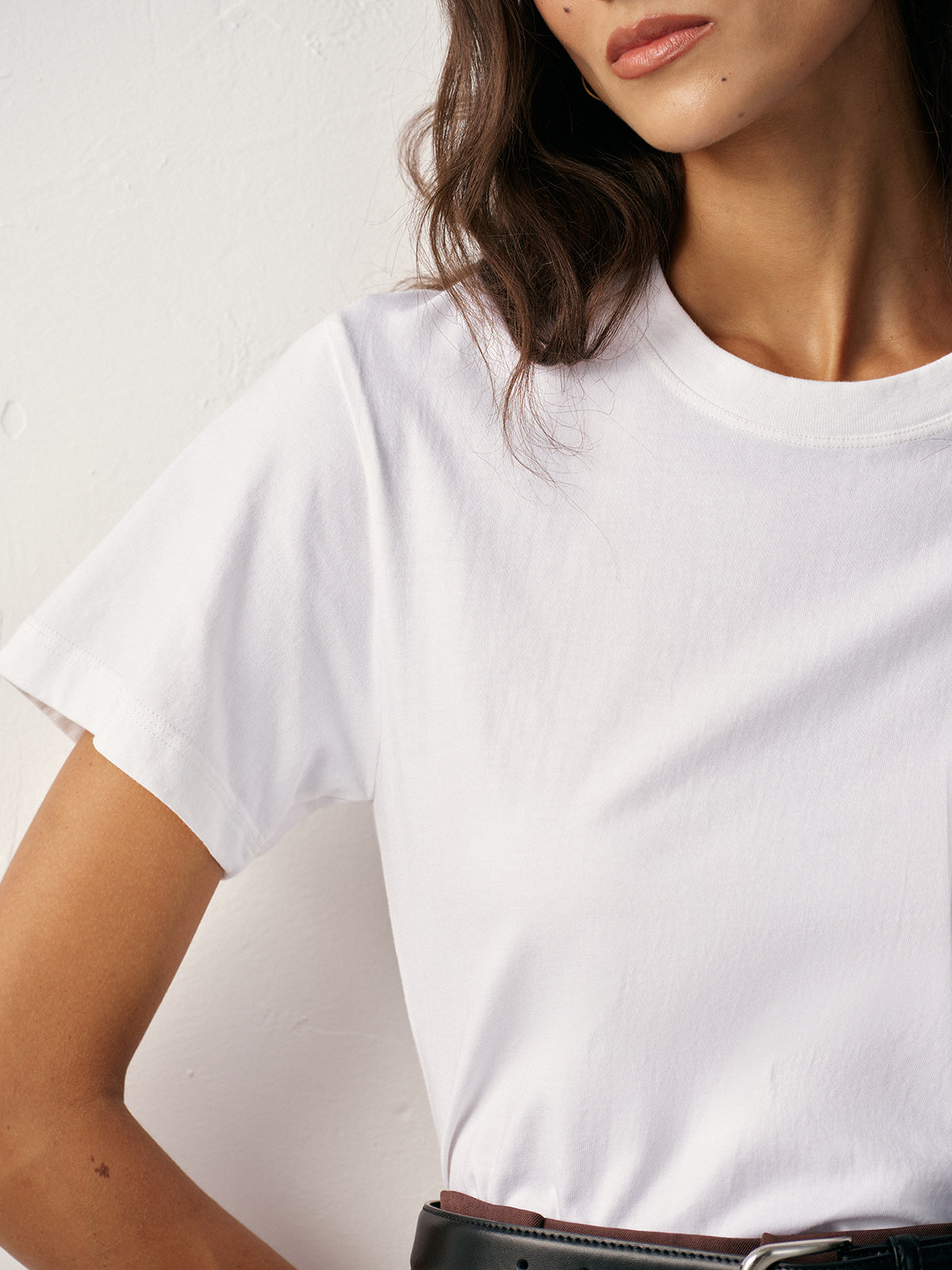 Cotton Crew Neck T-Shirt