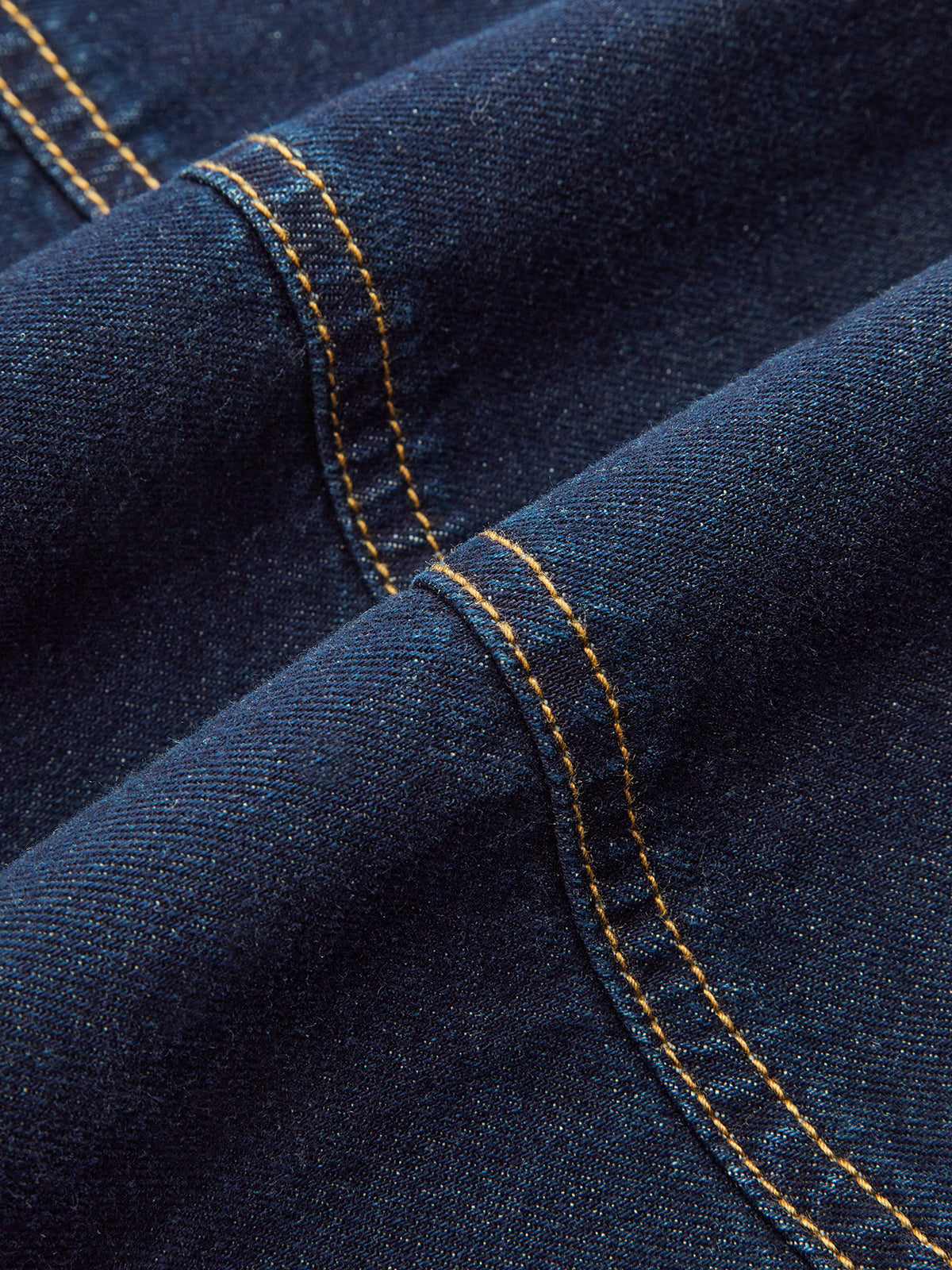 Jupe évasée taille haute en jean
