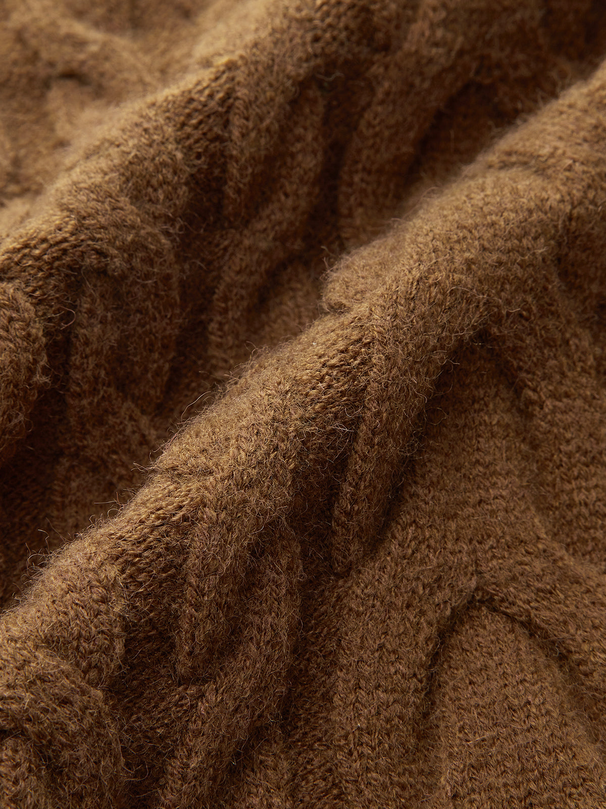 Cable Knit Sleeveless Sweater Vest