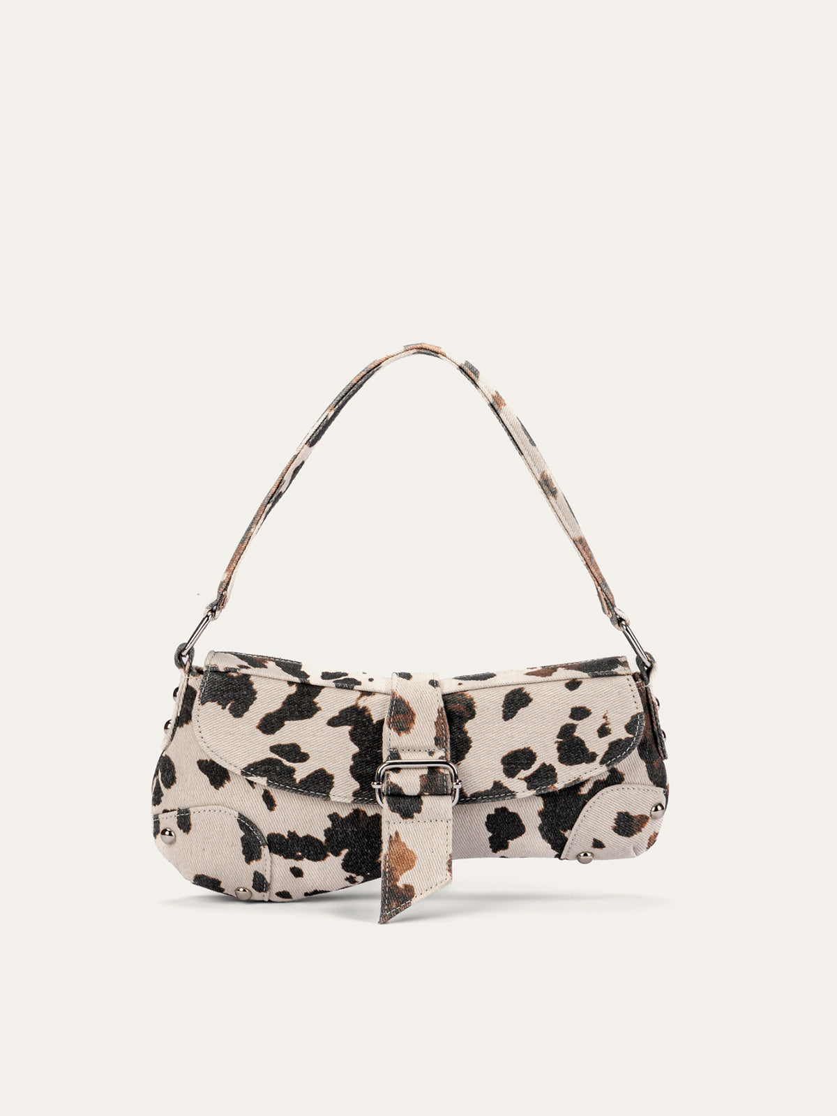 Sac à bandoulière à boucle imprimé animal