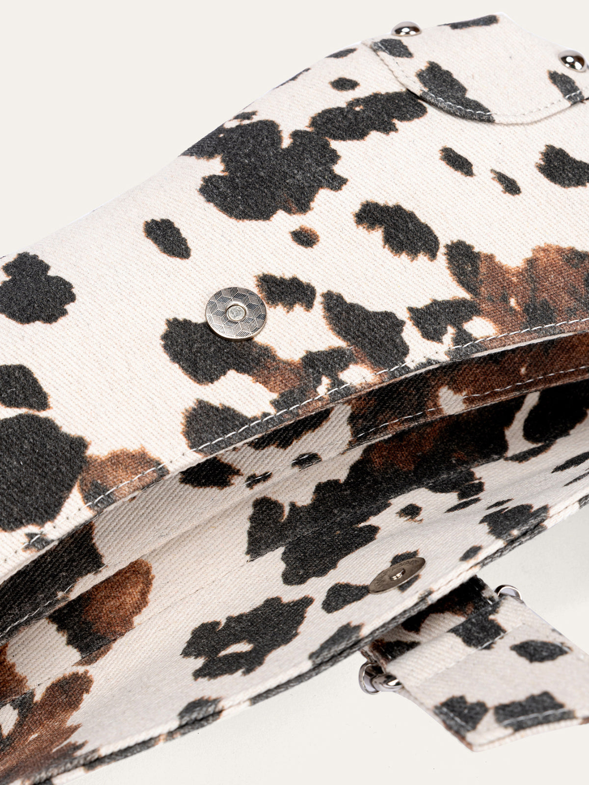 Sac à bandoulière à boucle imprimé animal
