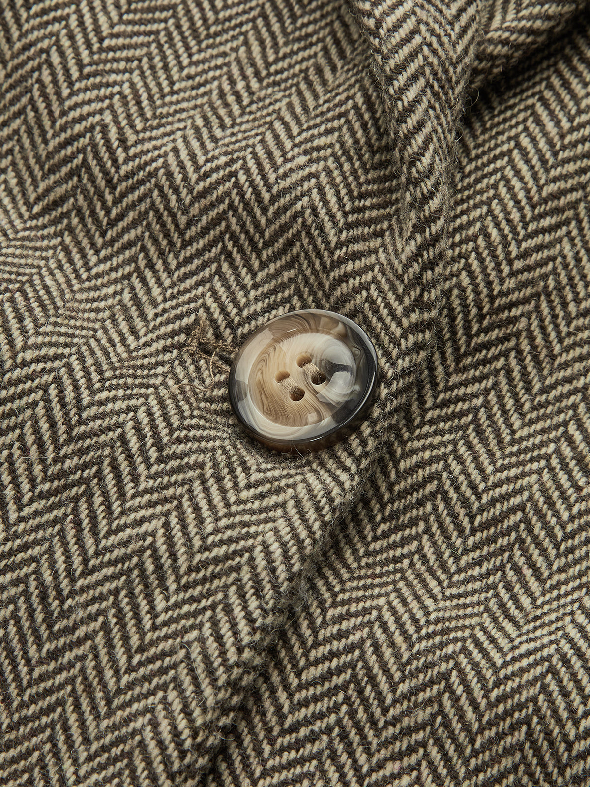 Large 3D Flower Single Button Tweed Blazer