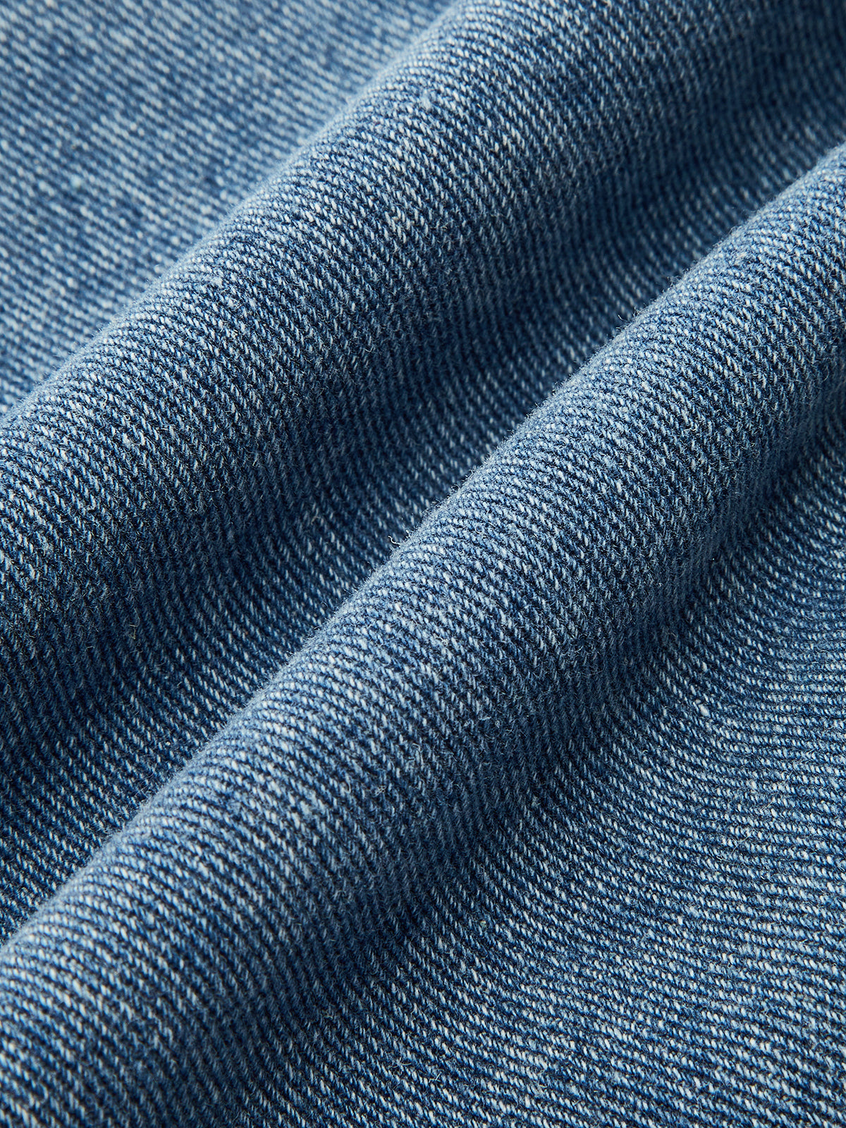 Zipper Denim Panel Knit Outerwear