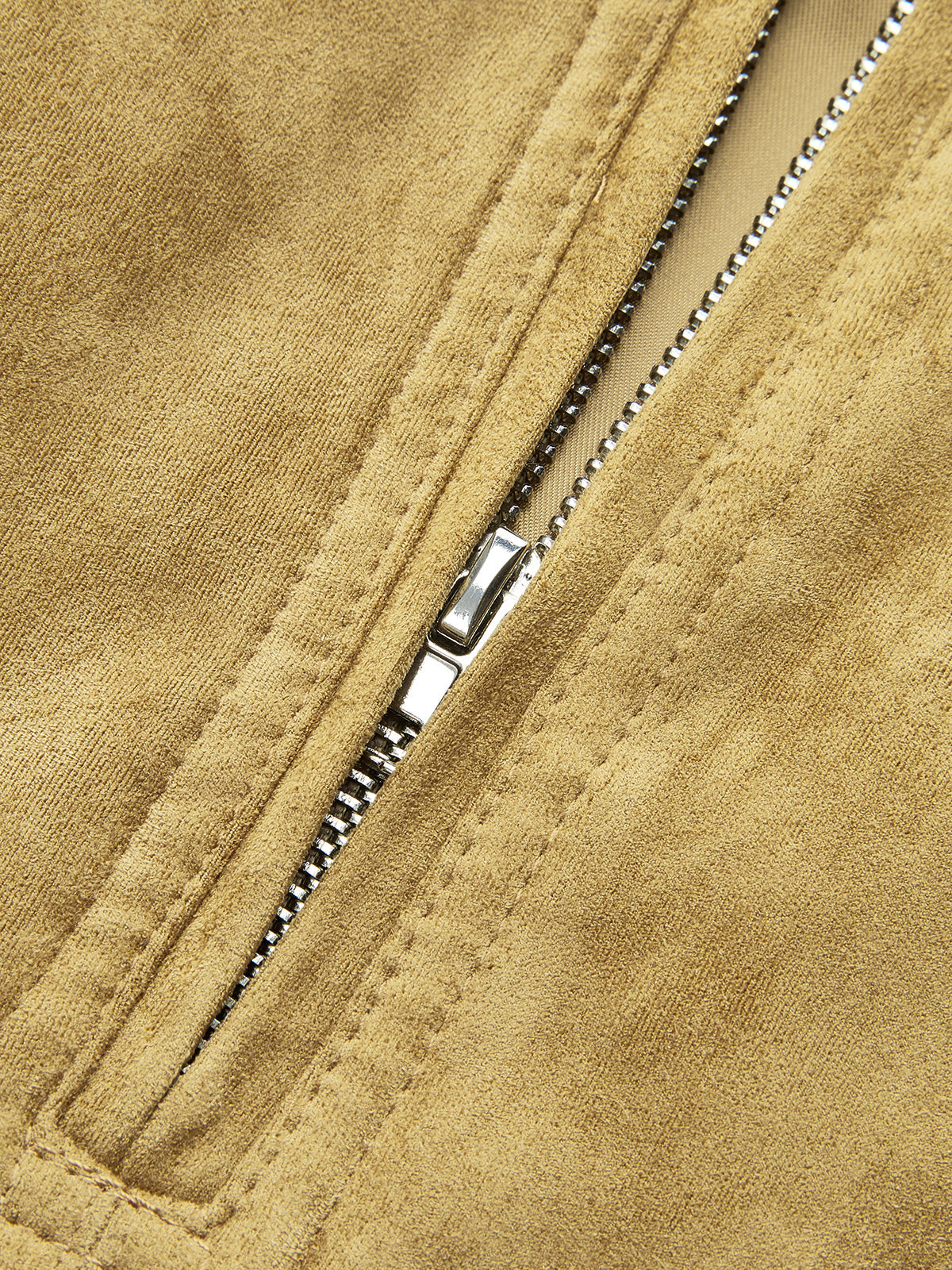 Decor Button Suede Effect Mini Skirt