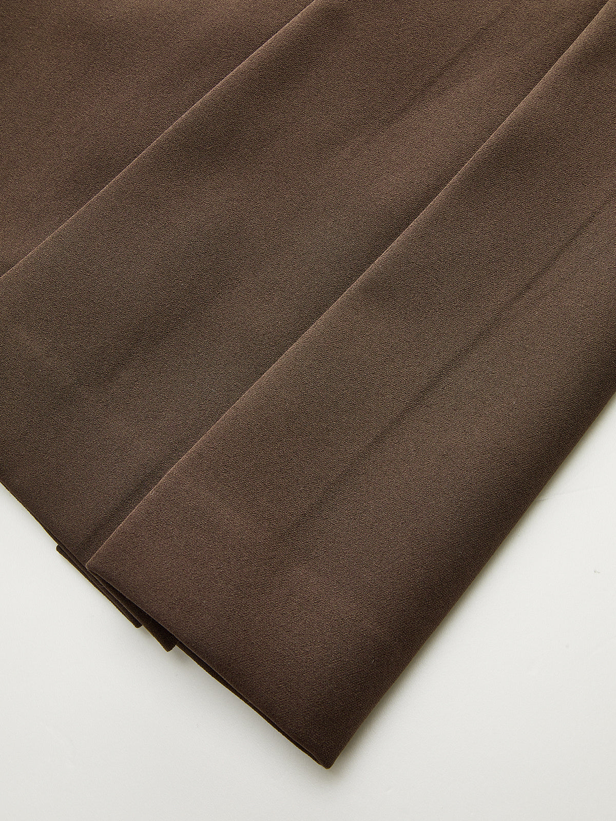 High-Waist Falten-Minirock