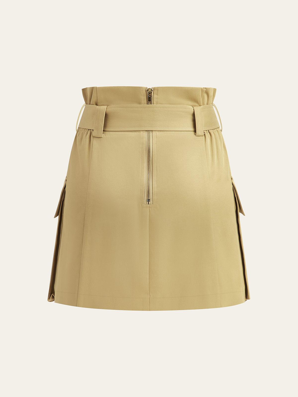 Mini-jupe cargo ceinturée