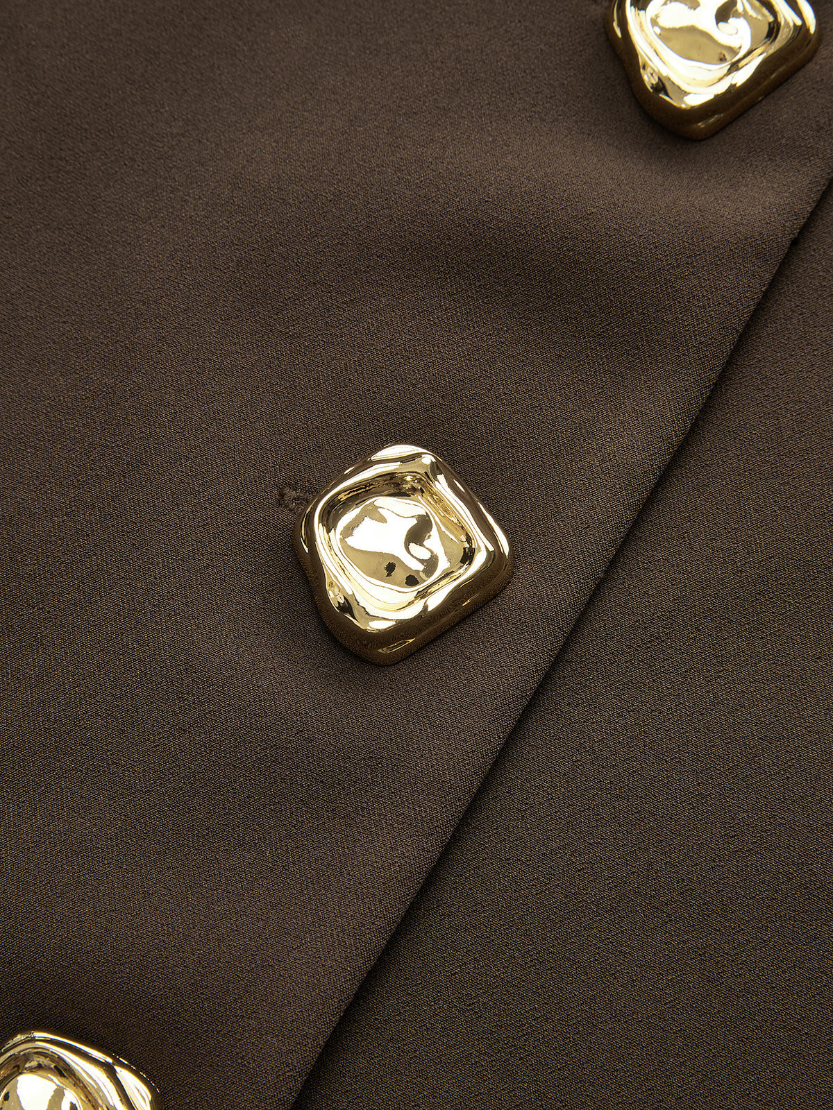 Collared Metal Button Jacket