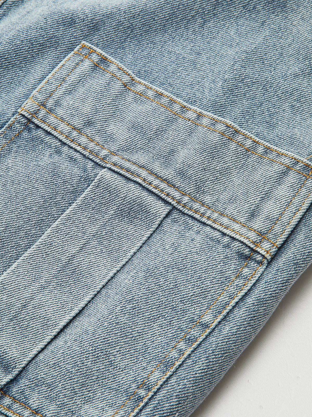 2 in 1 Denim Paneled Knit Cardigan