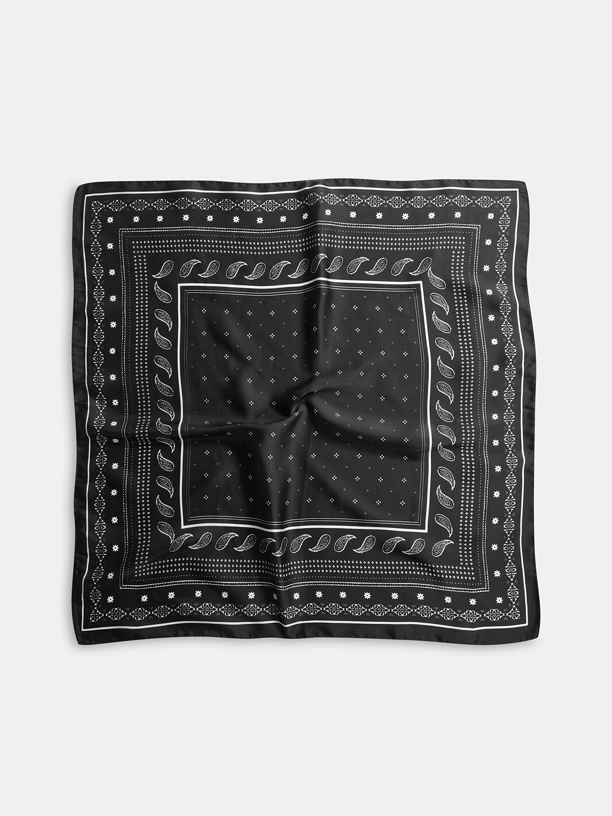 Paisley Pattern Square Scarf