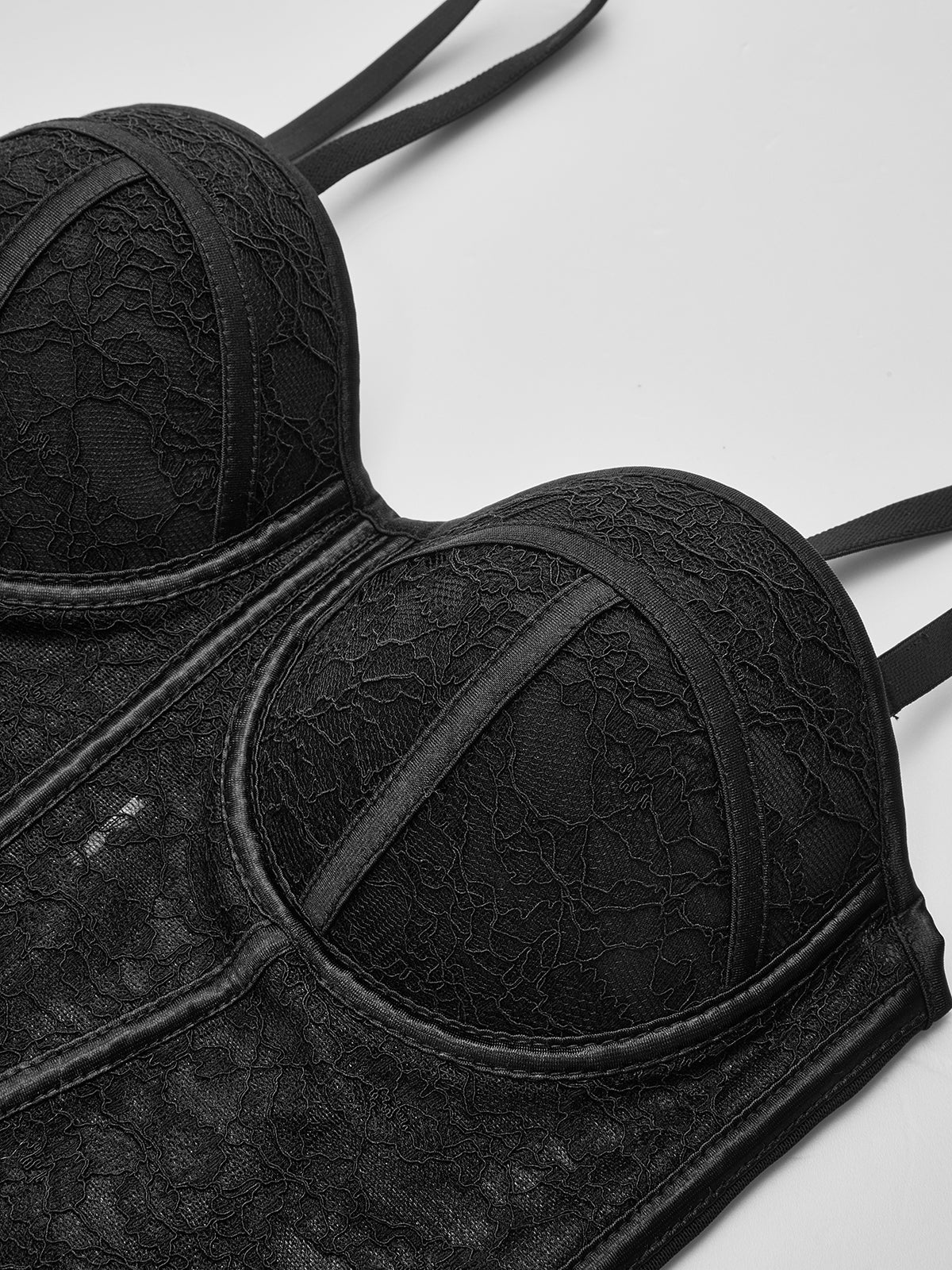 Lace Sheer Corset Top