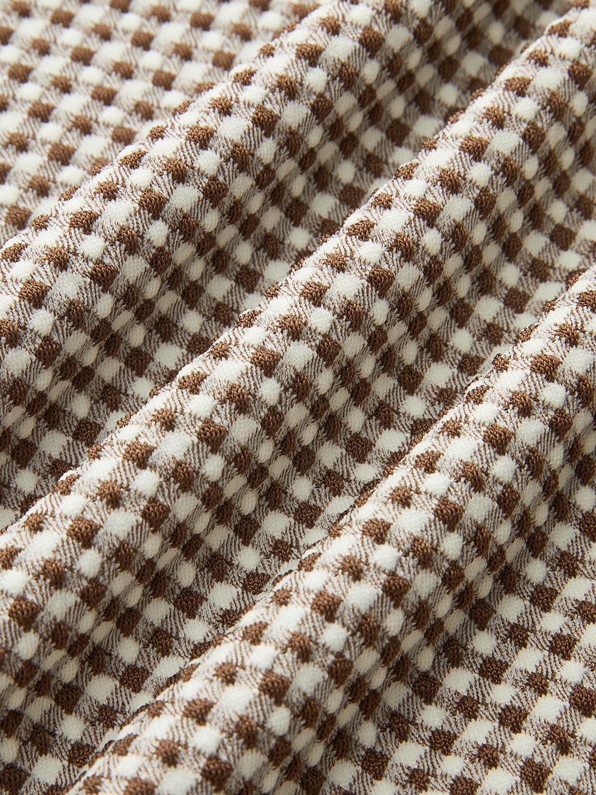 Robe longue sans manches cintrée à carreaux