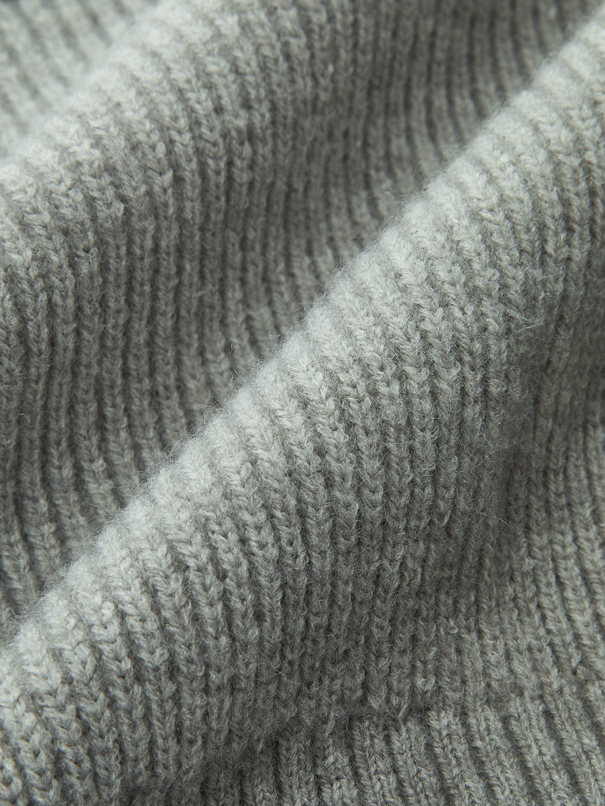 Crew Neck Zip-Up Knit Outerwear