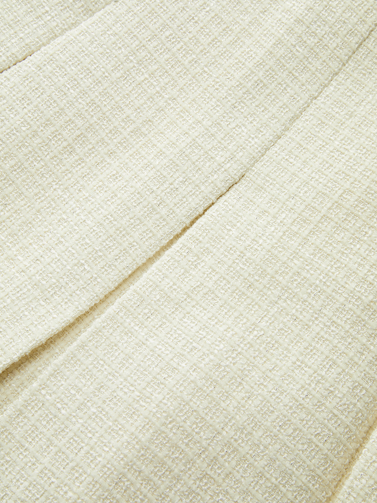 Tweed Pleated Mini Skirt