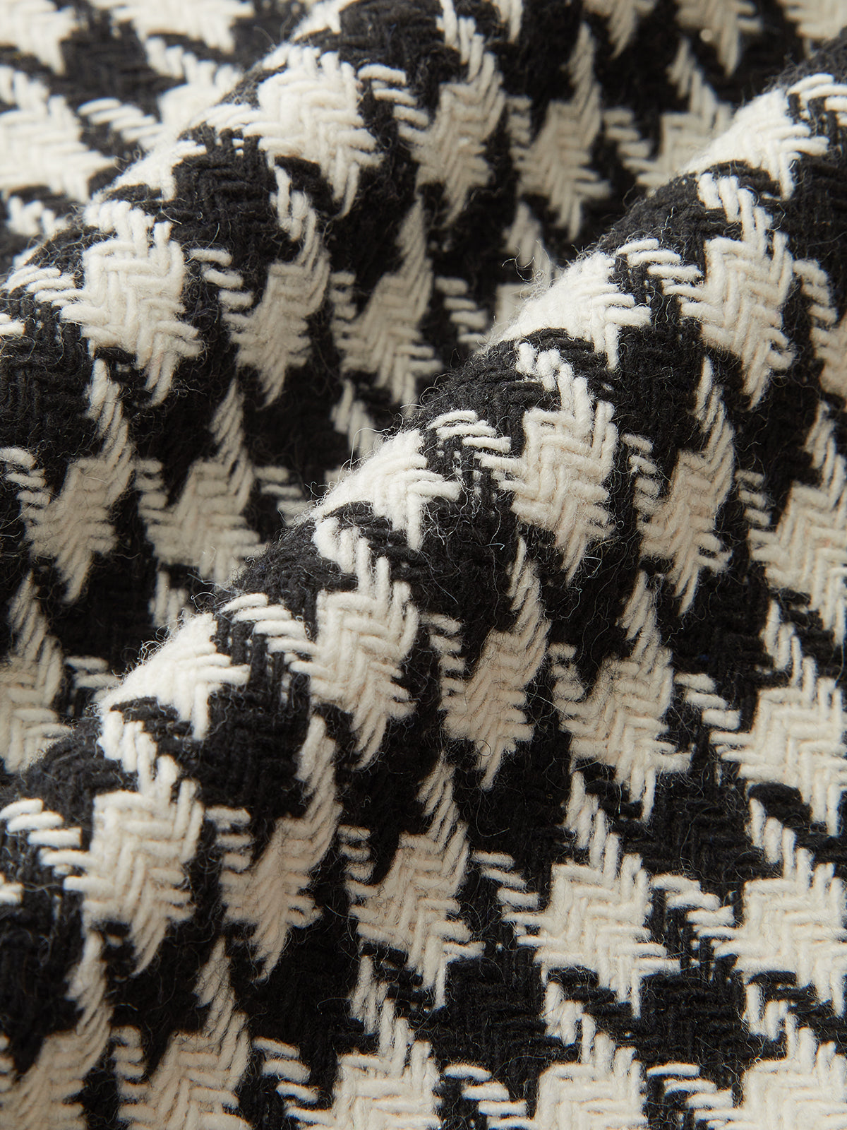 Houndstooth Belted Mini Skirt