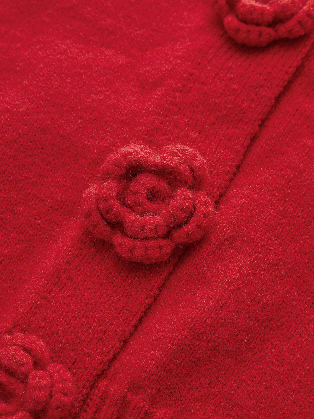 Gilet oversize à motif floral 3D