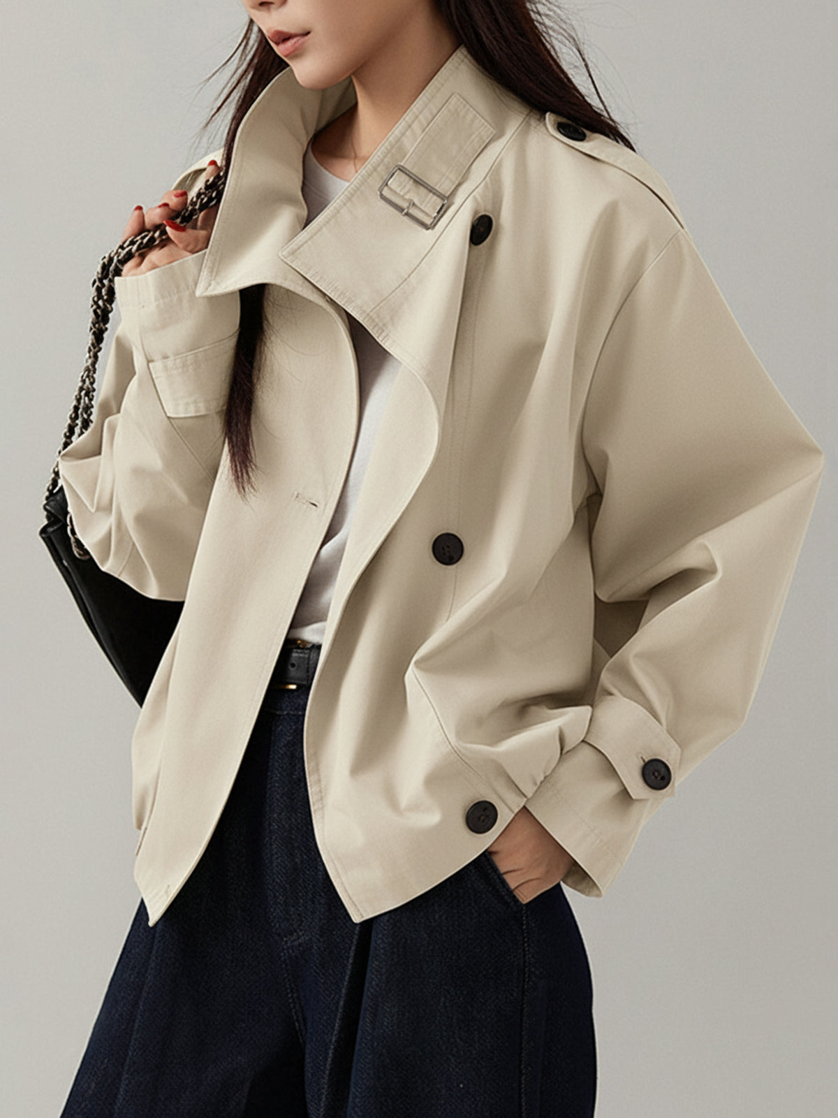 Trench-coat ample vintage
