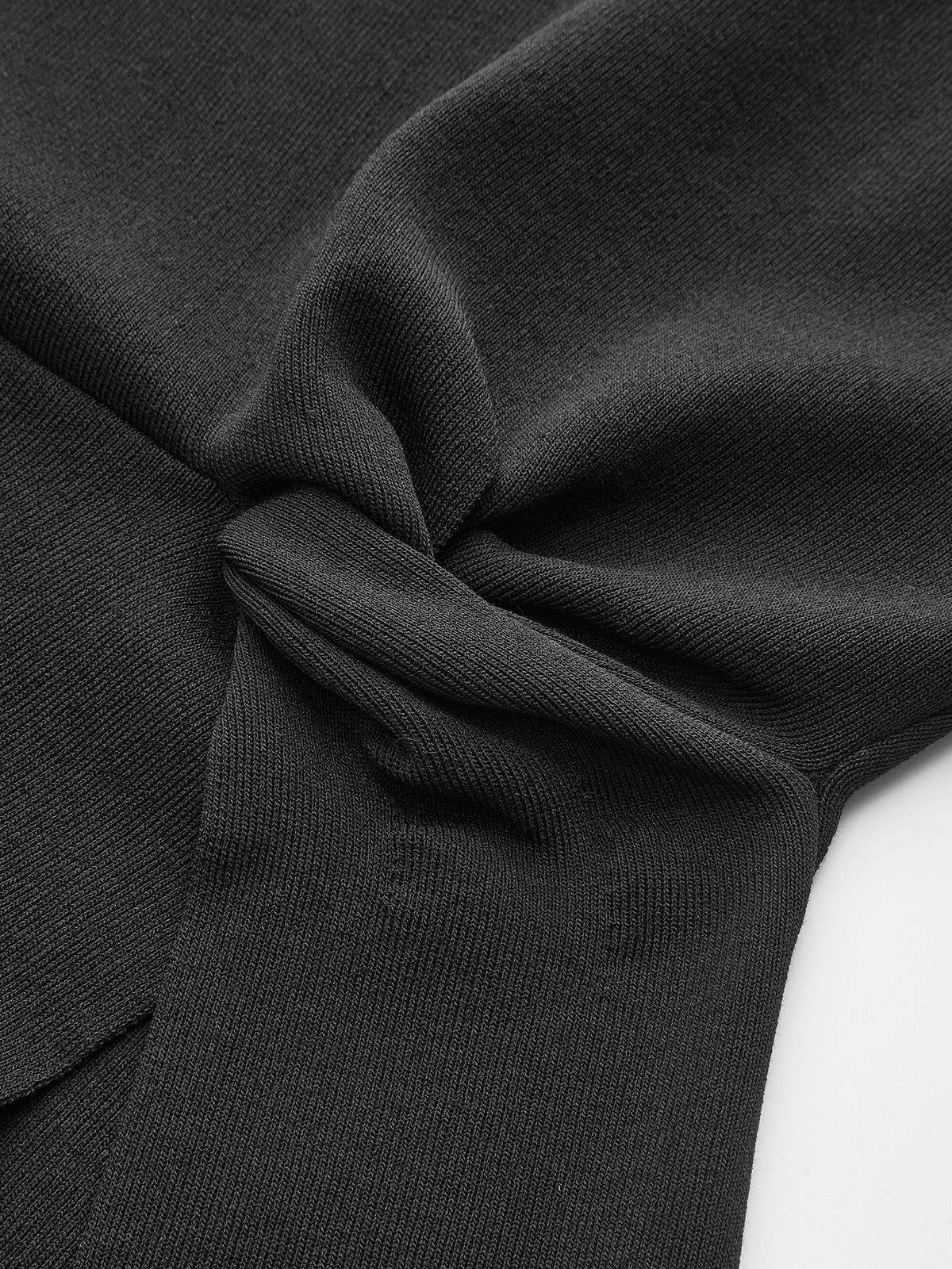 Haut sans manches asymétrique torsadé