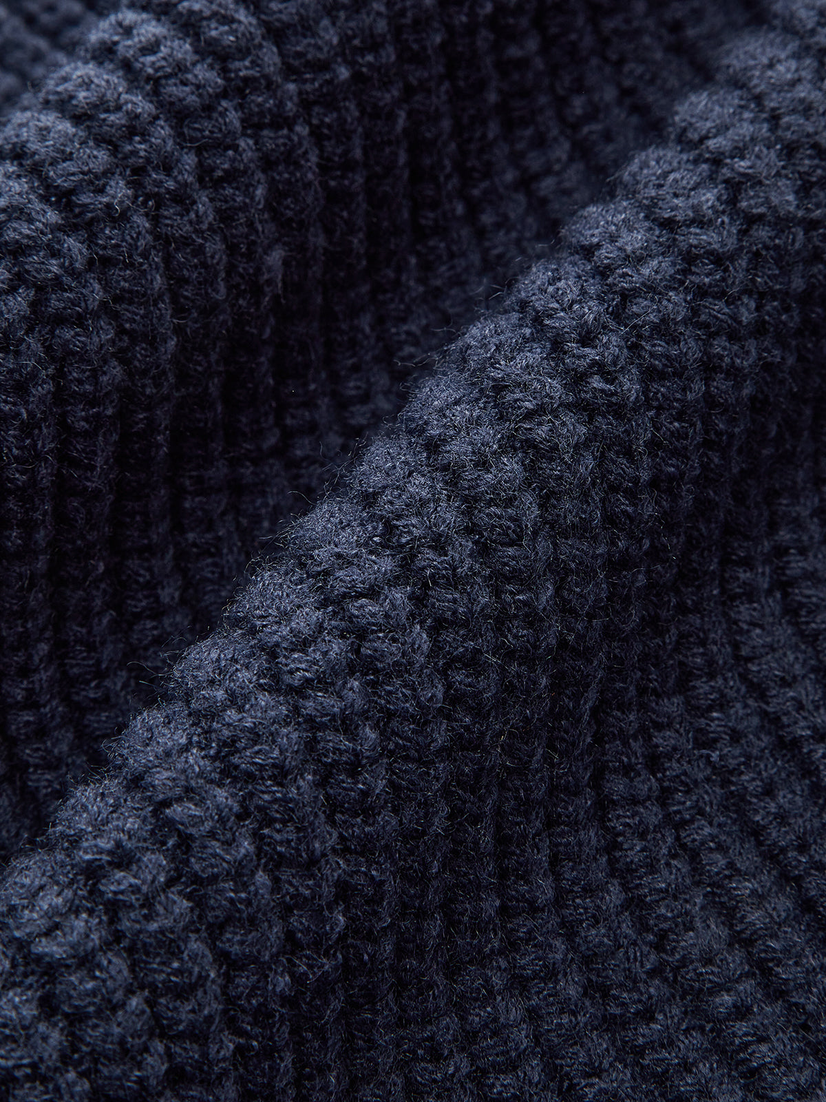 Asymmetric Zip Denim Panel Knit Cardigan