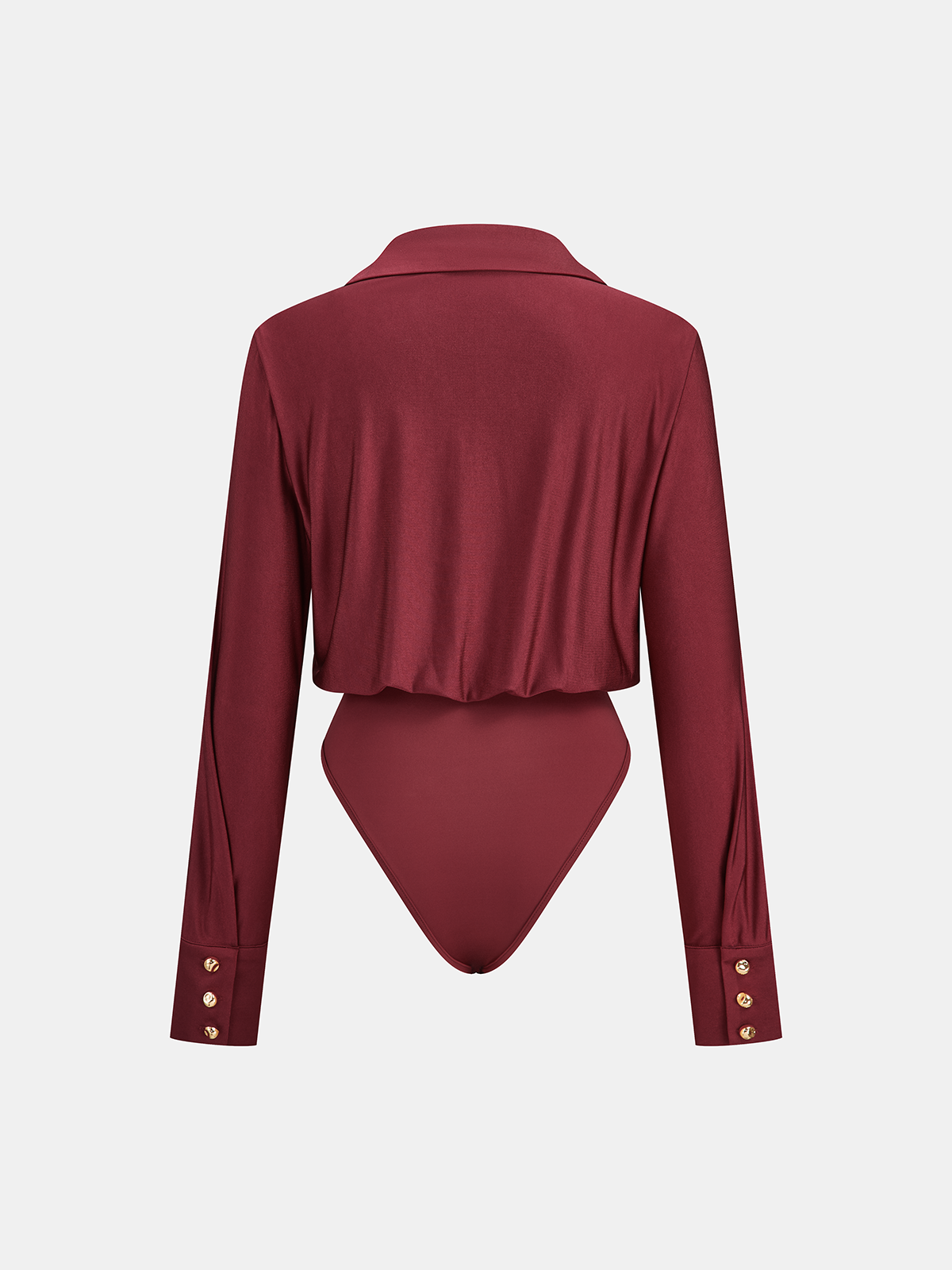 Collared Long Sleeve Bodysuit