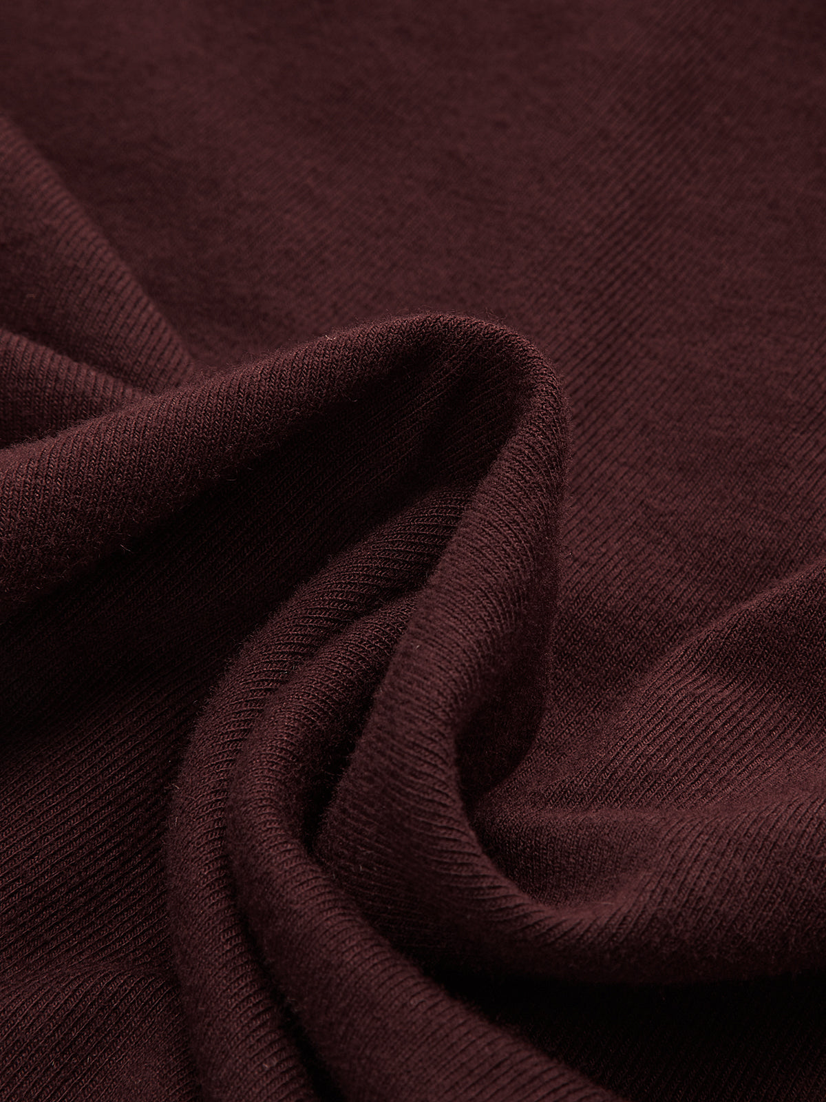 Seam Detail Mock Neck Long-Sleeve T-Shirt