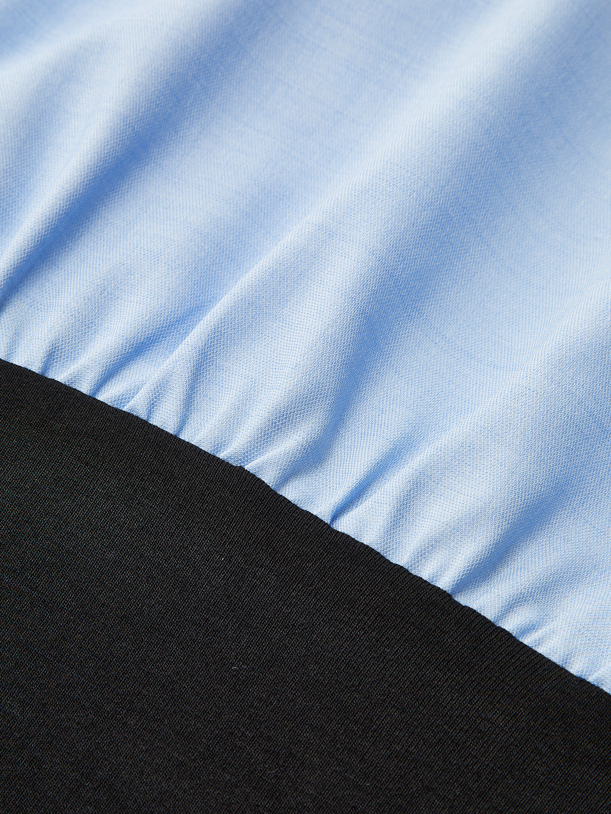 Color-Block Panel Tie-Waist Shirt