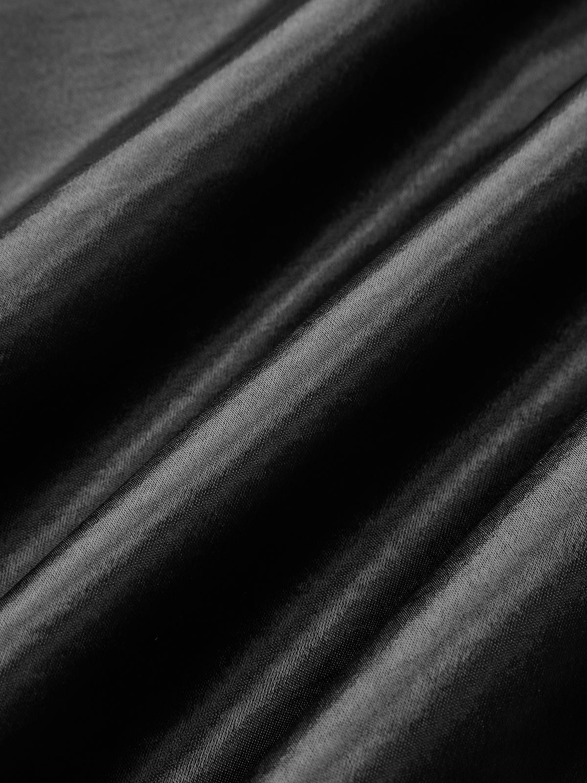 Satin-Maxirock mit Spitzenbesatz