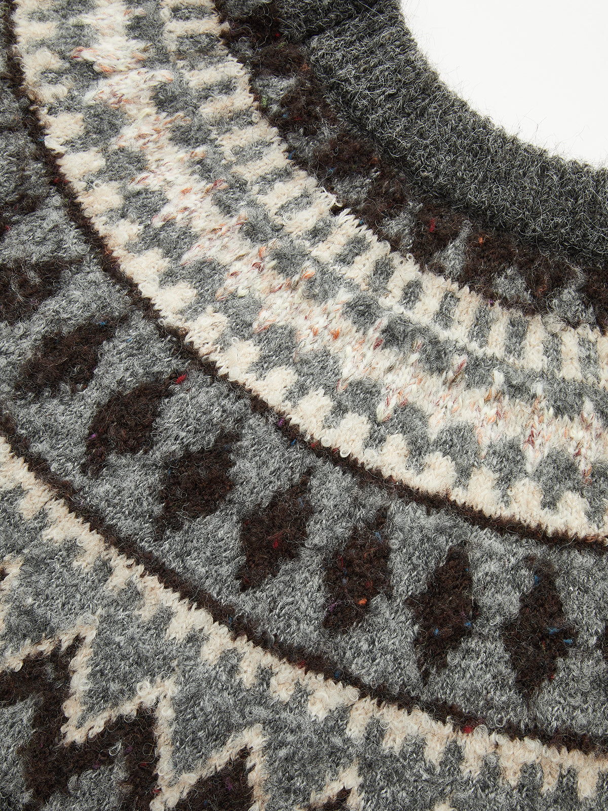 Fair Isle Rundhalspullover