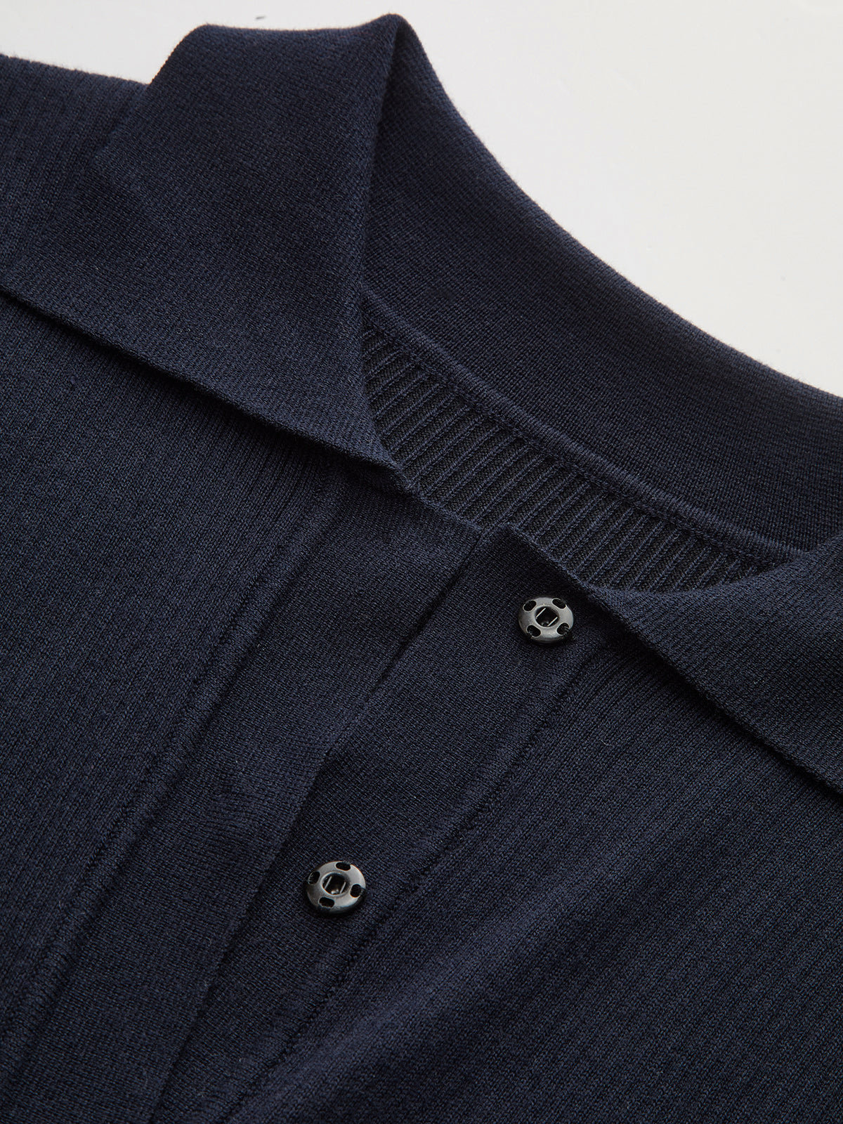 Leg-Of-Mutton Sleeve Wool Blend Collared Midi Dress