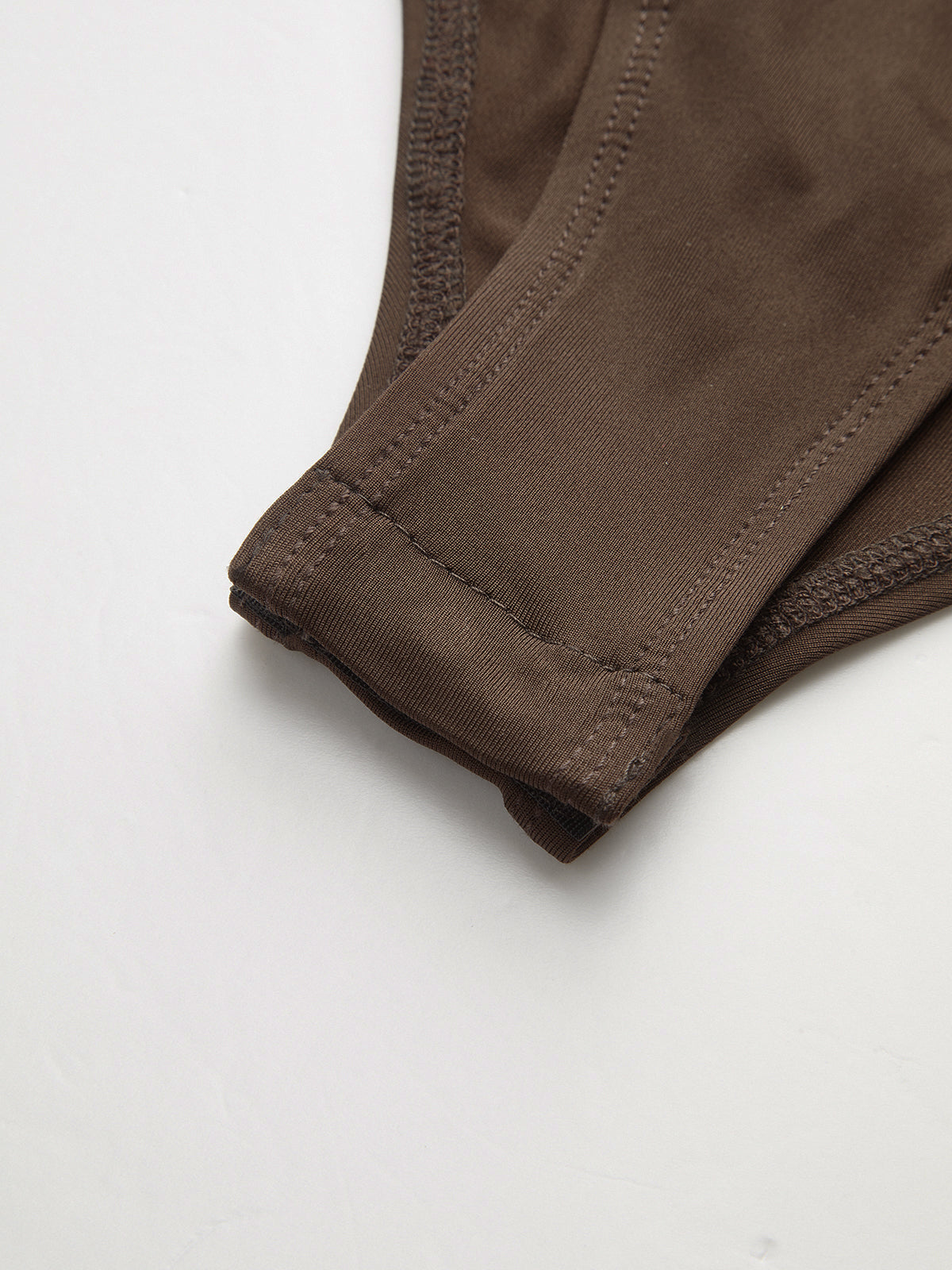 Striped Long-Sleeve Collared Bodysuit