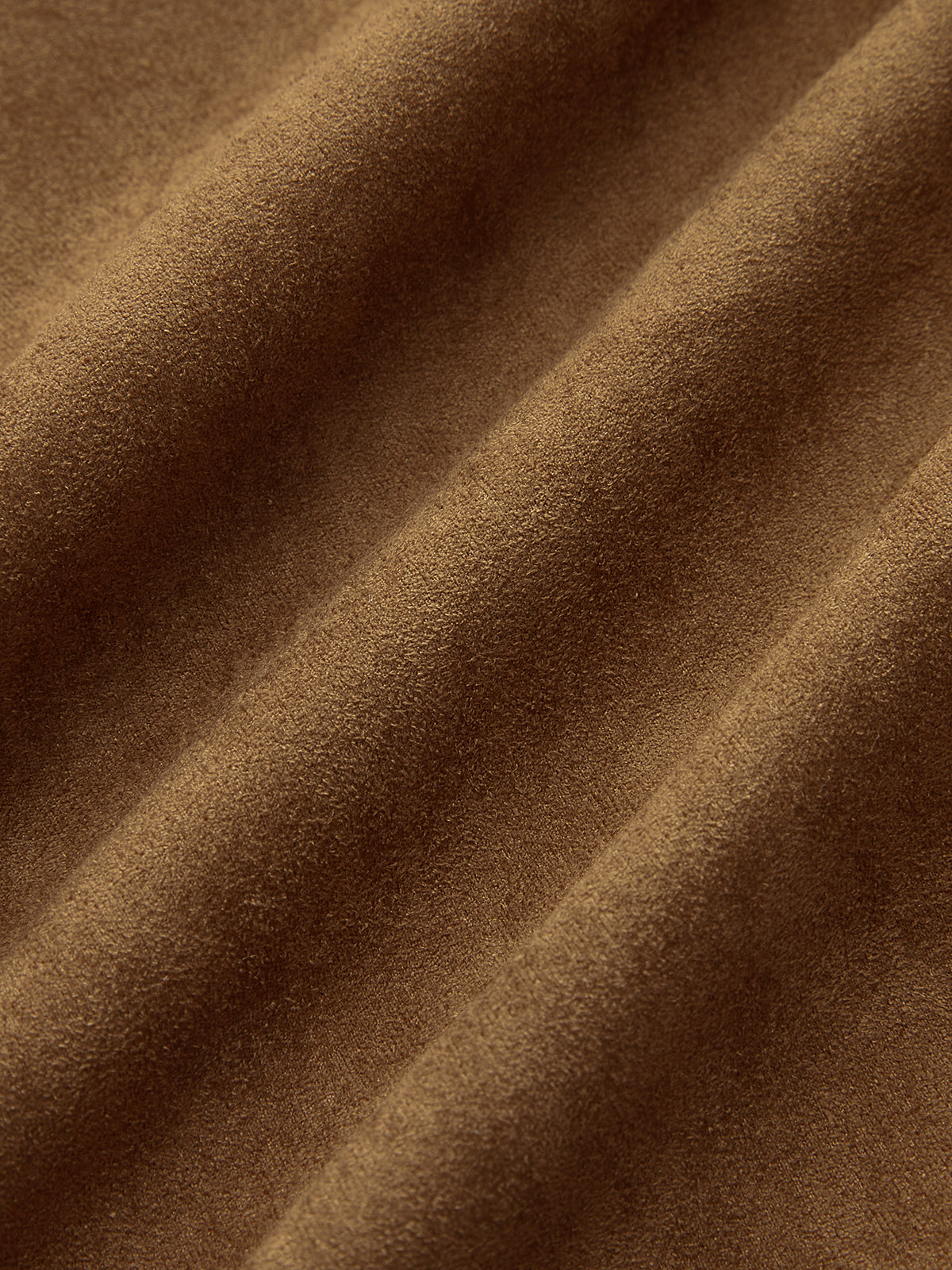 Suede Belted Lapel Jacket