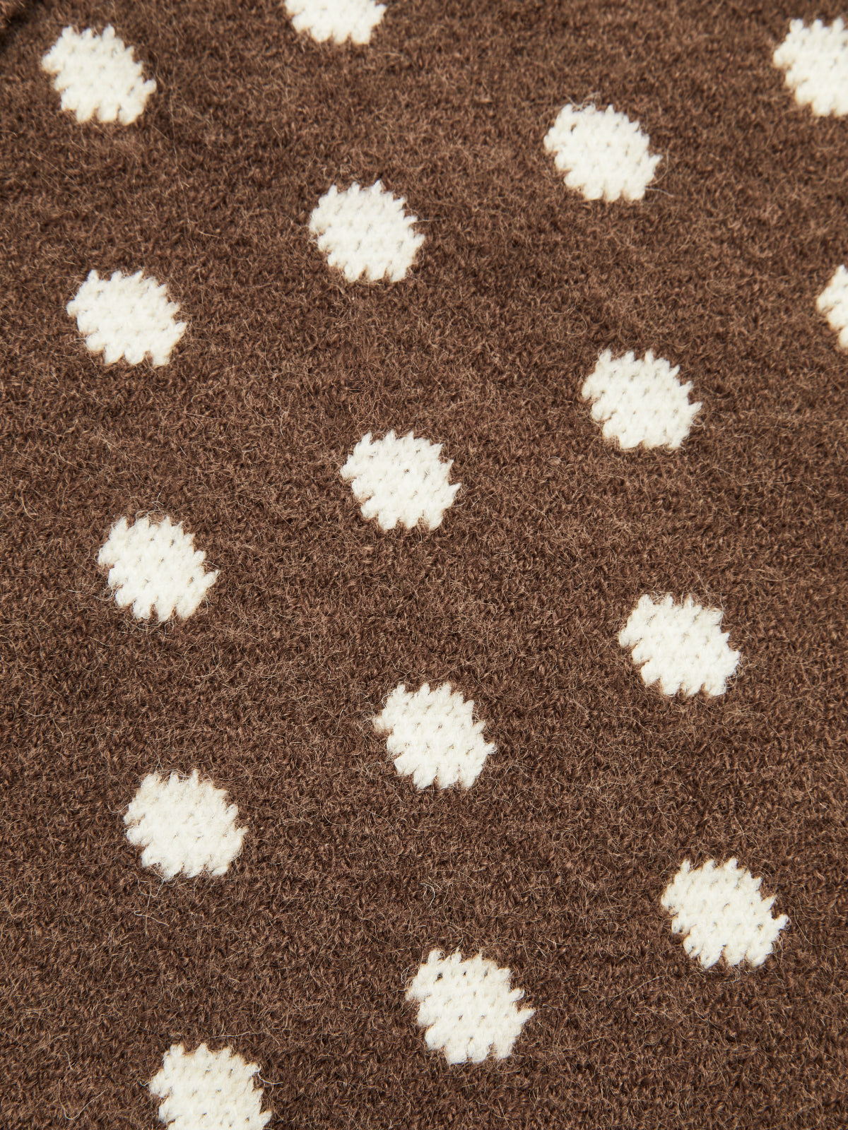 Polka Dot Button Front Cardigan