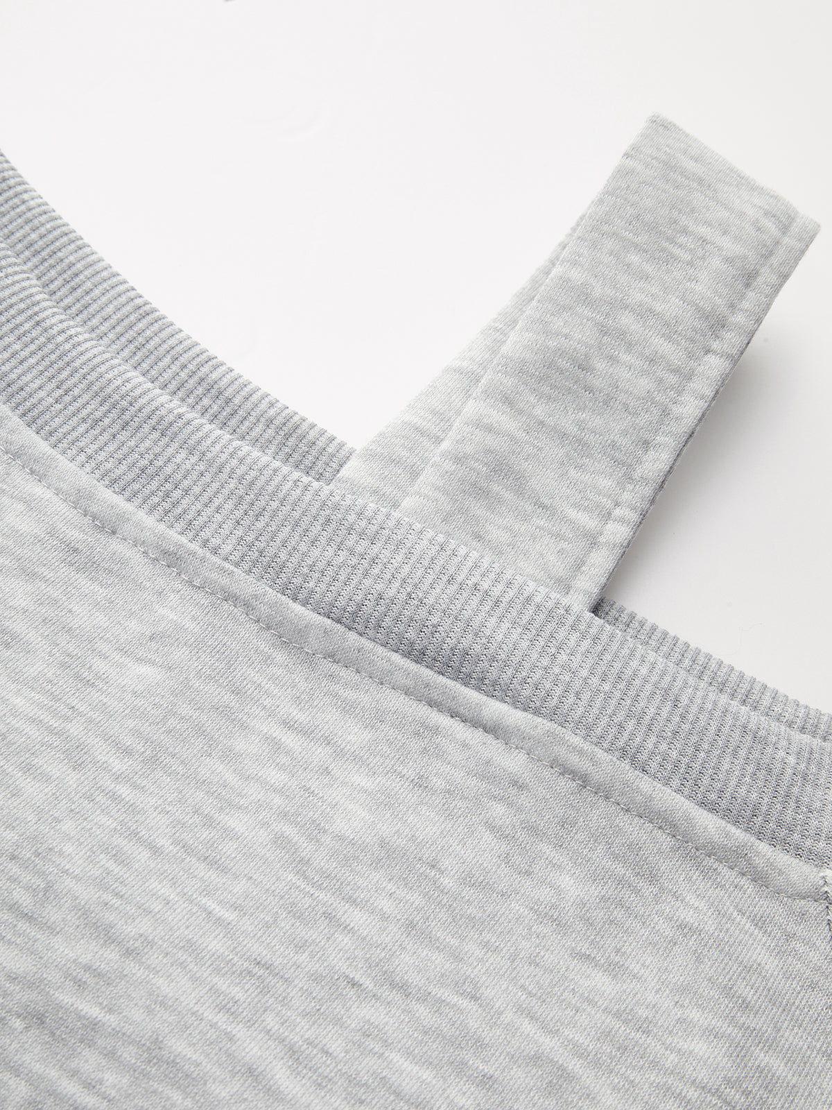 Träger-Detail schulterfreies Sweatshirt
