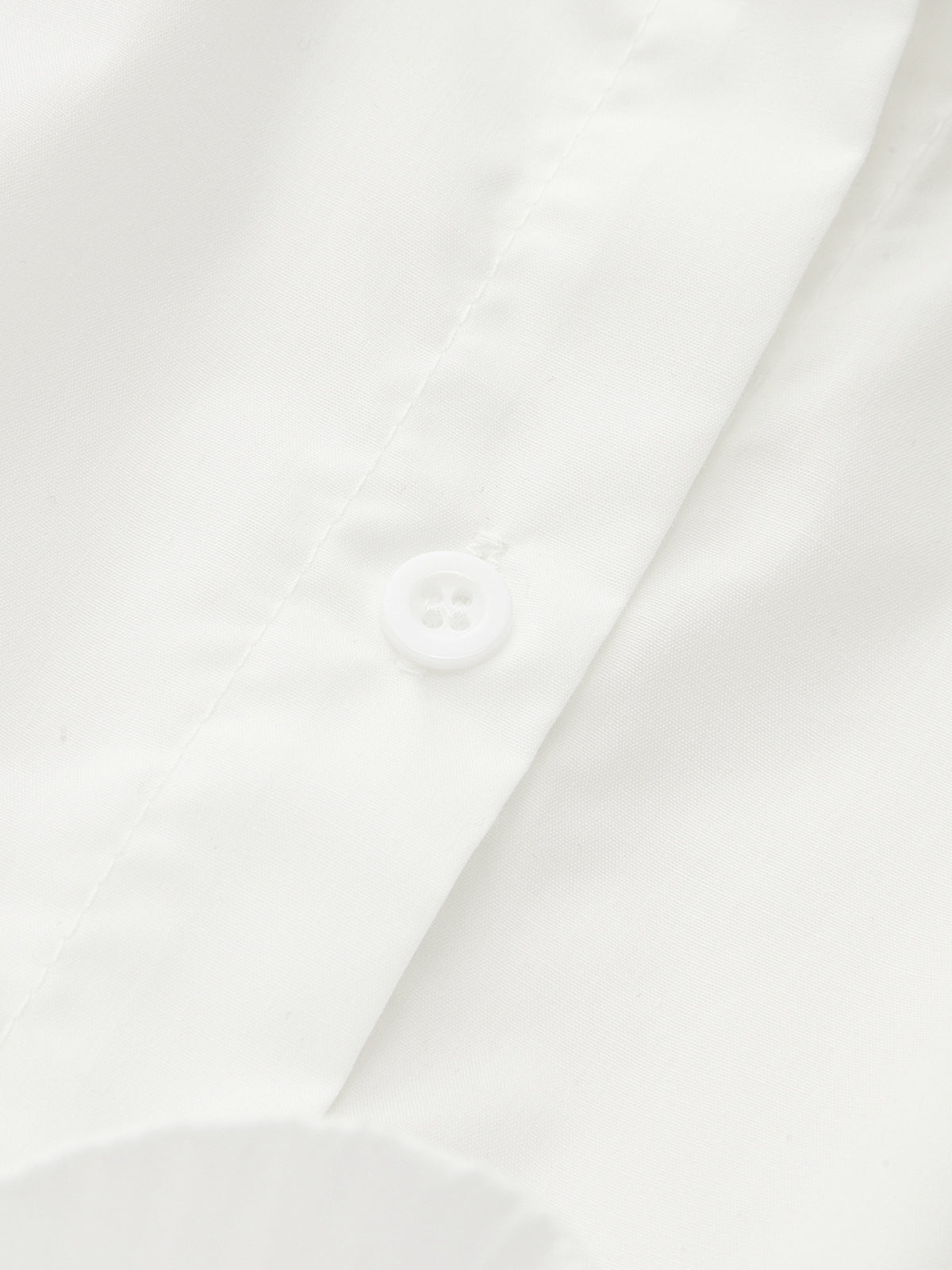 Stand Collar Belted Ruffled Shirt