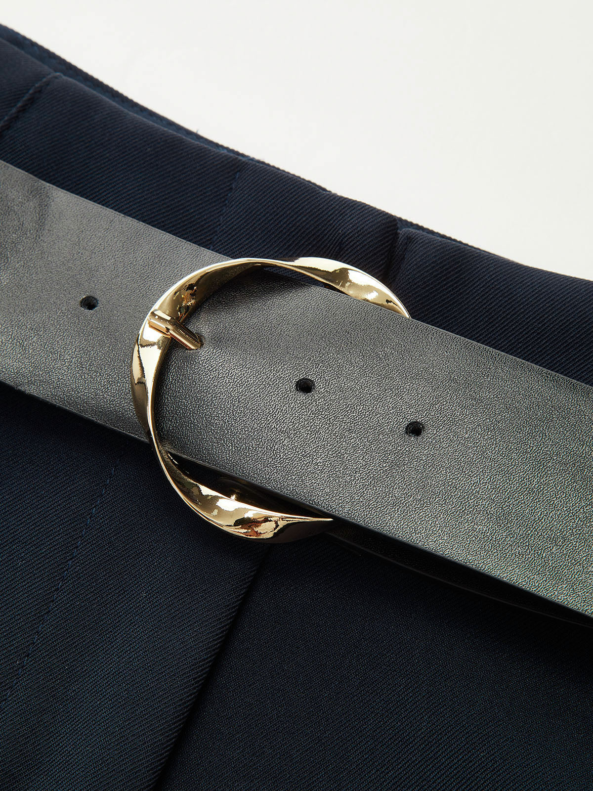 Belted High Waist Shorts