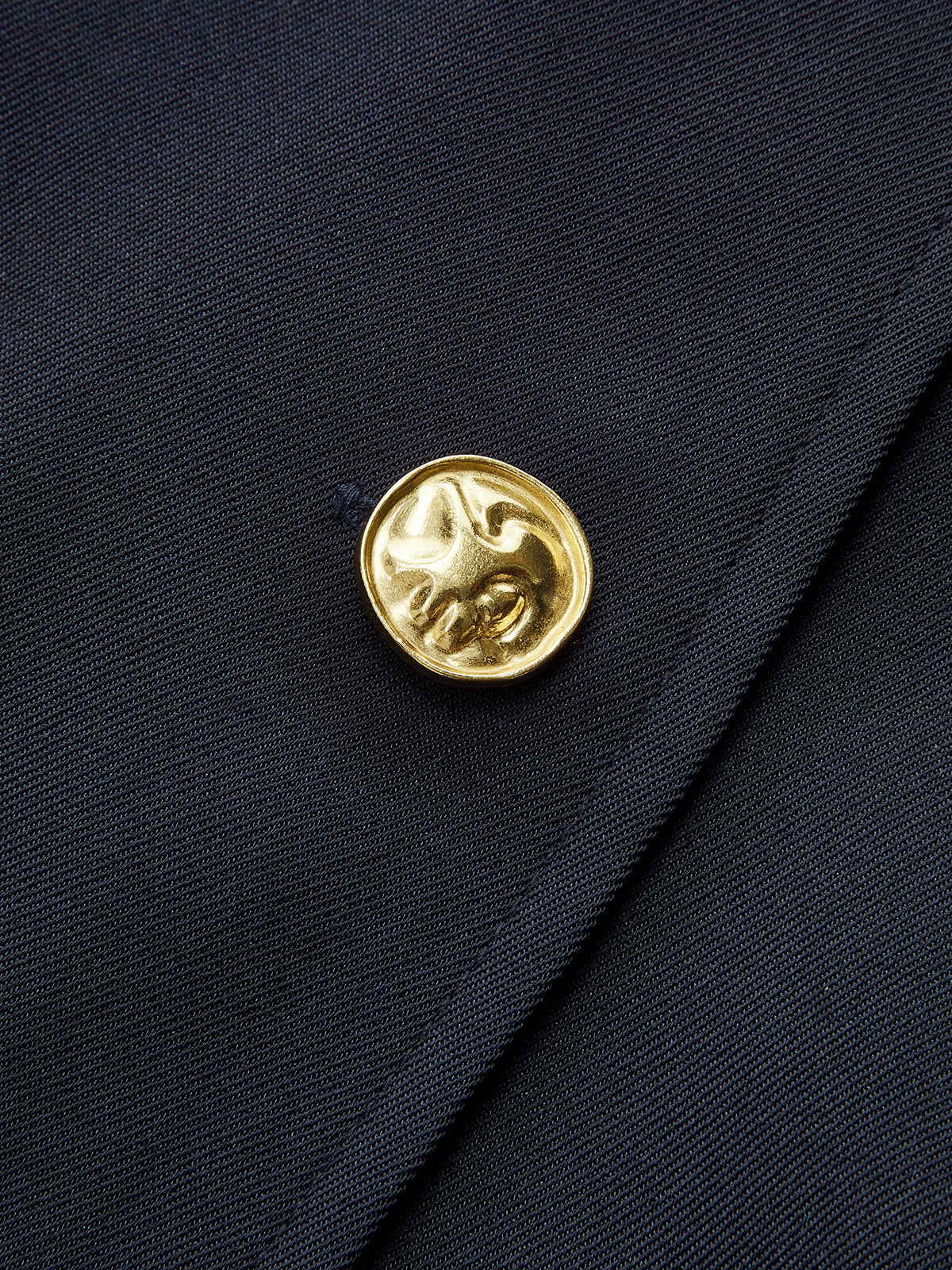 Metal Button Cropped Jacket