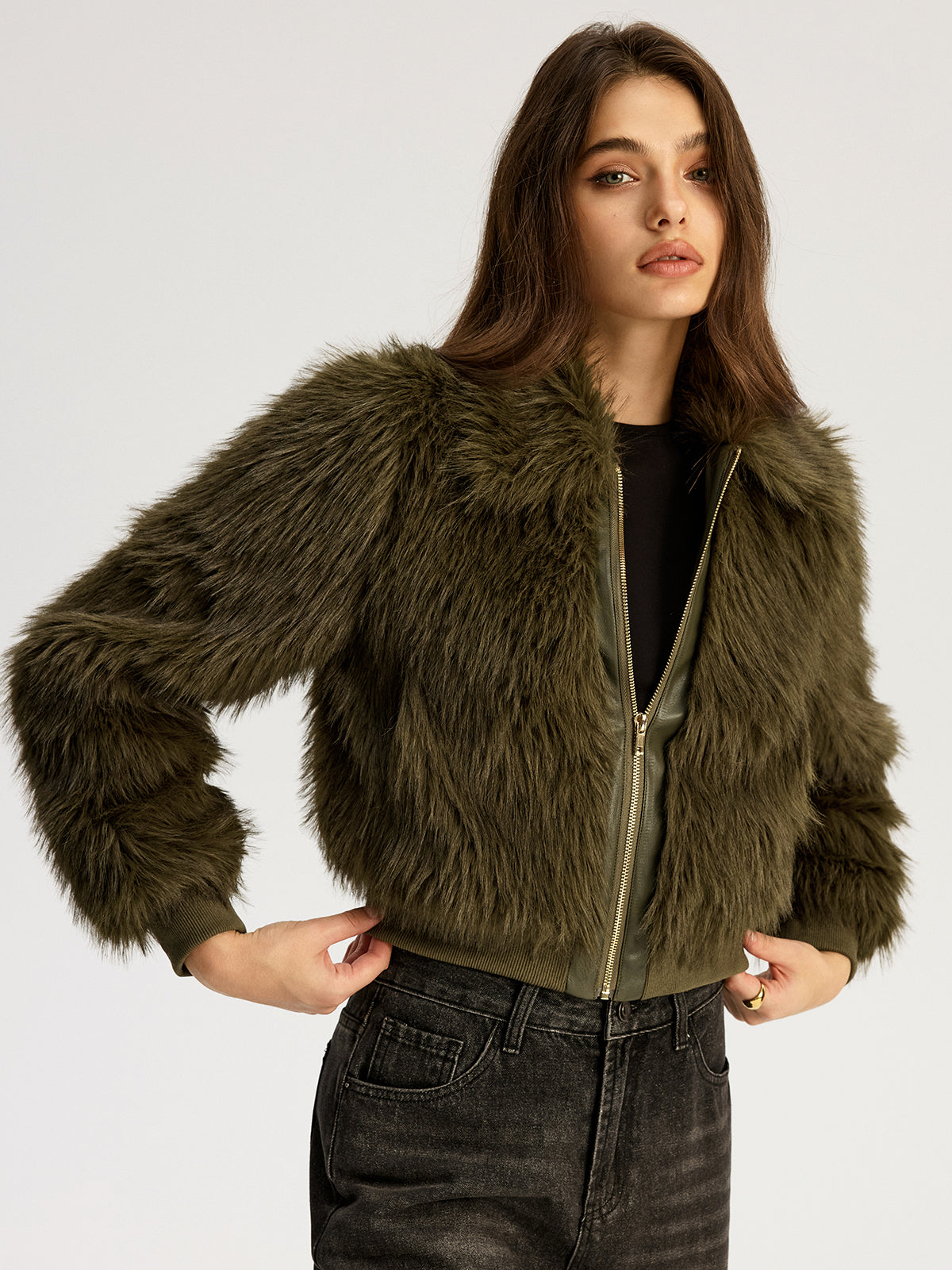 Faux Fur Jacket