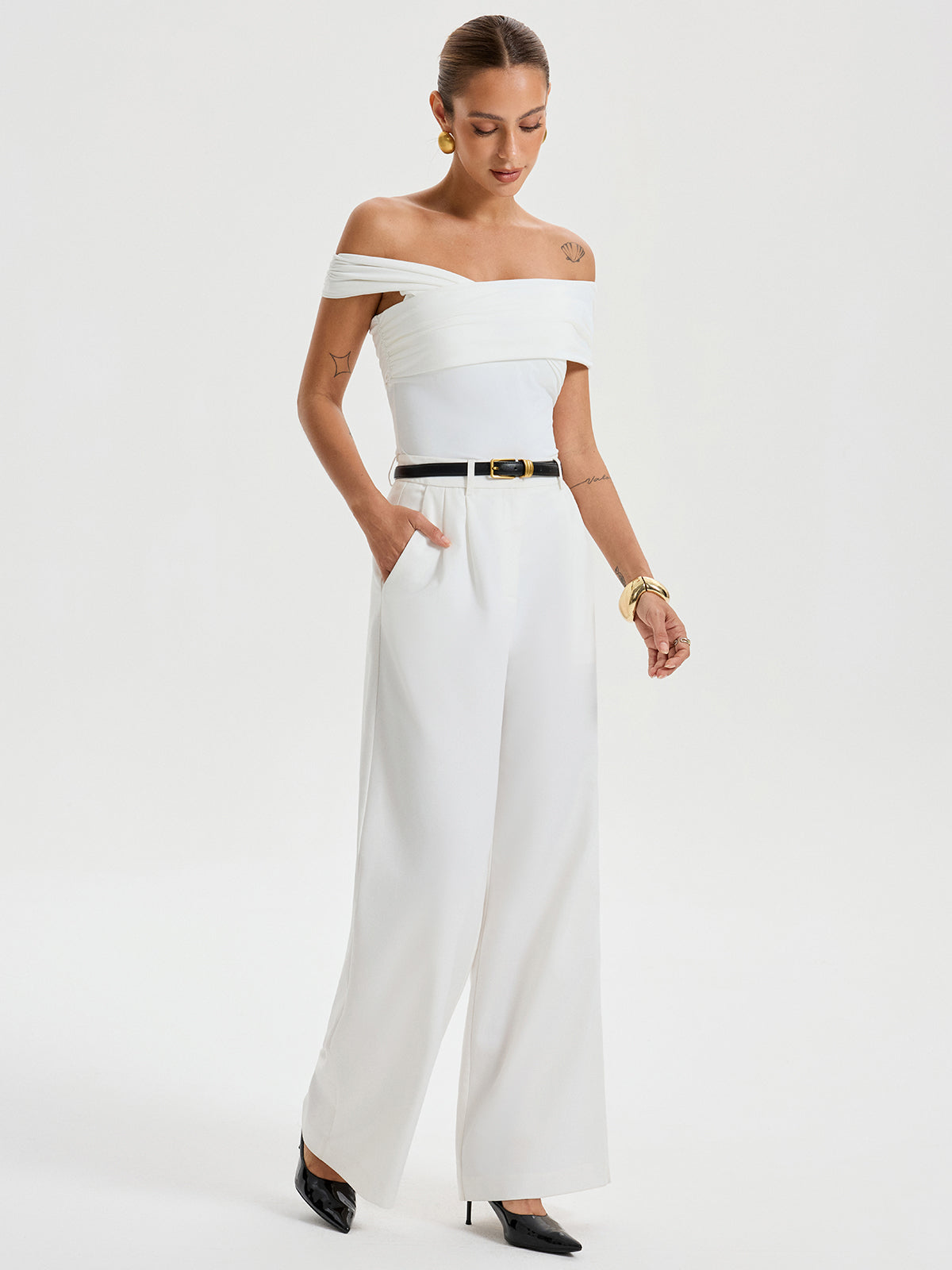 Bra-Free Off-Shoulder Top